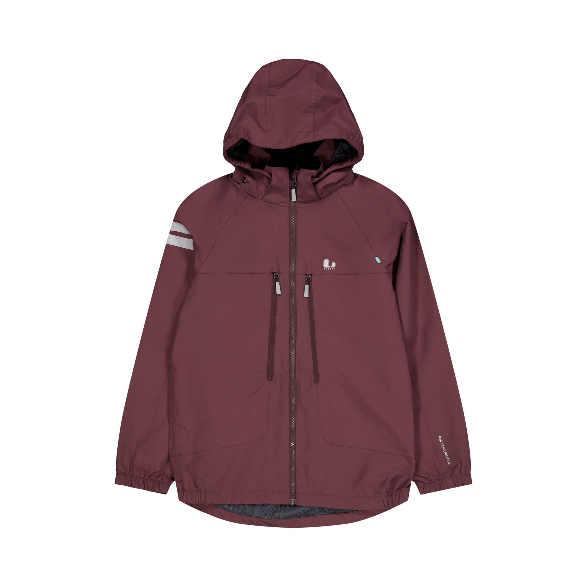 Lingbo Shell Jacket Dark Plum