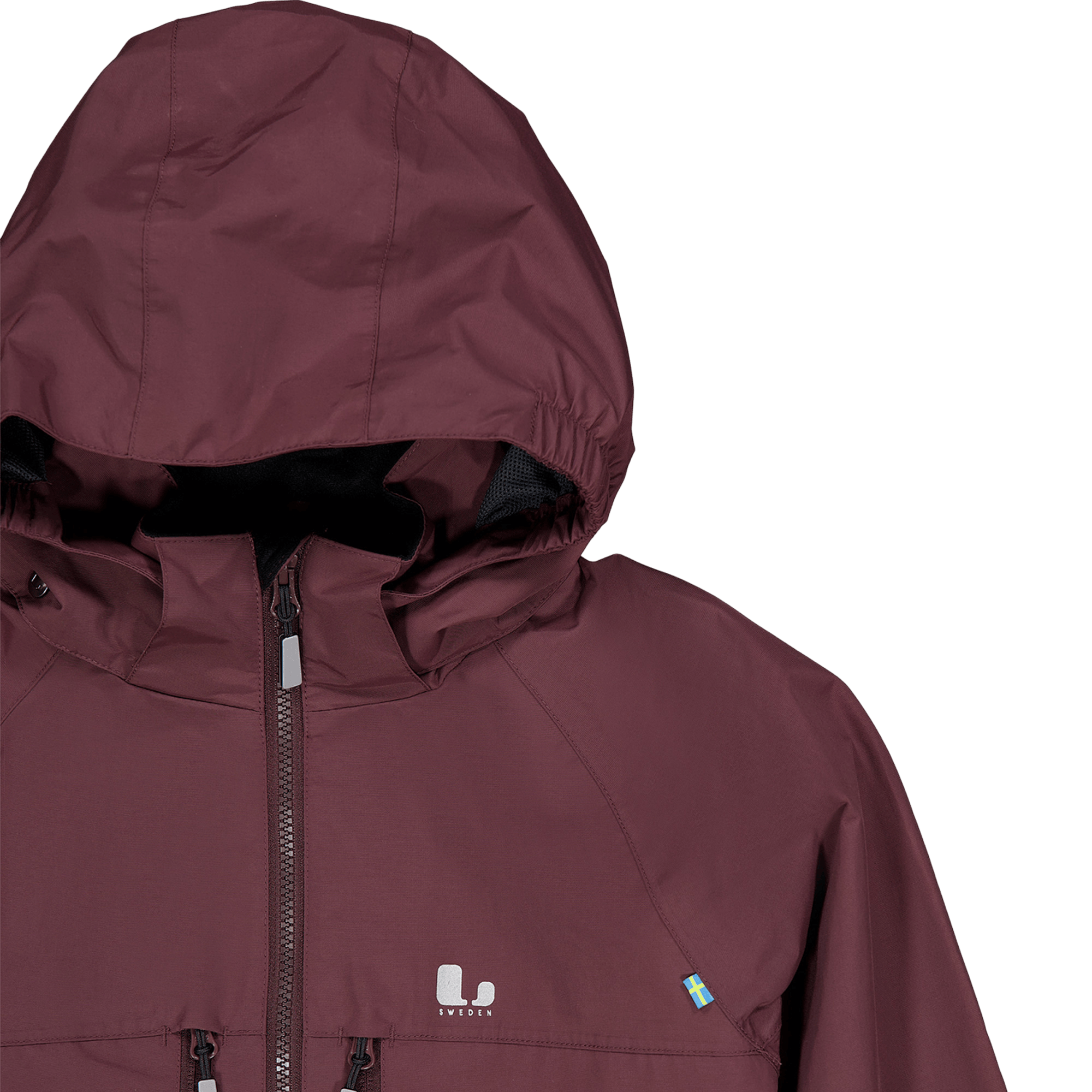 Lingbo Shell Jacket Dark Plum - Bild 3