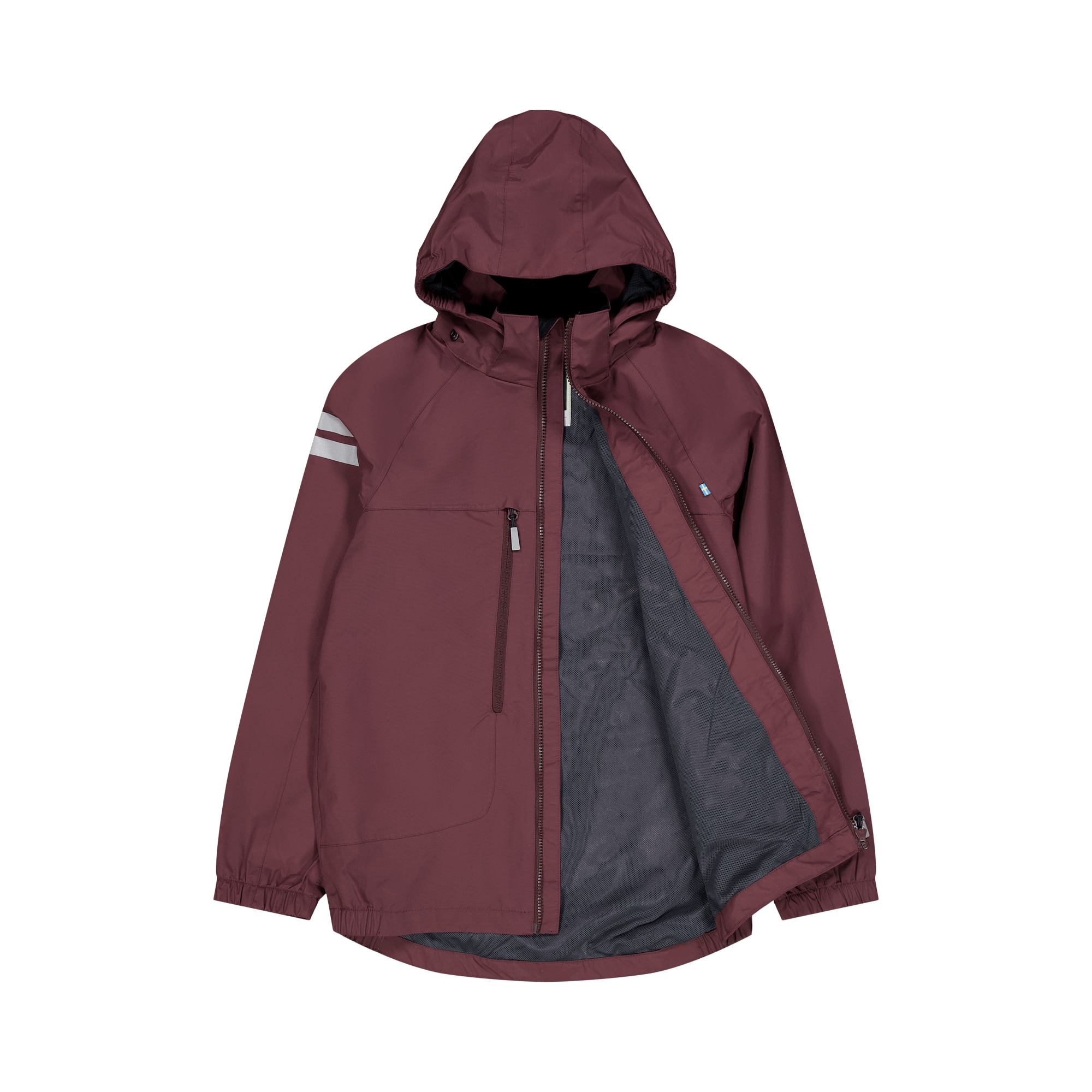 Lingbo Shell Jacket Dark Plum - Bild 4