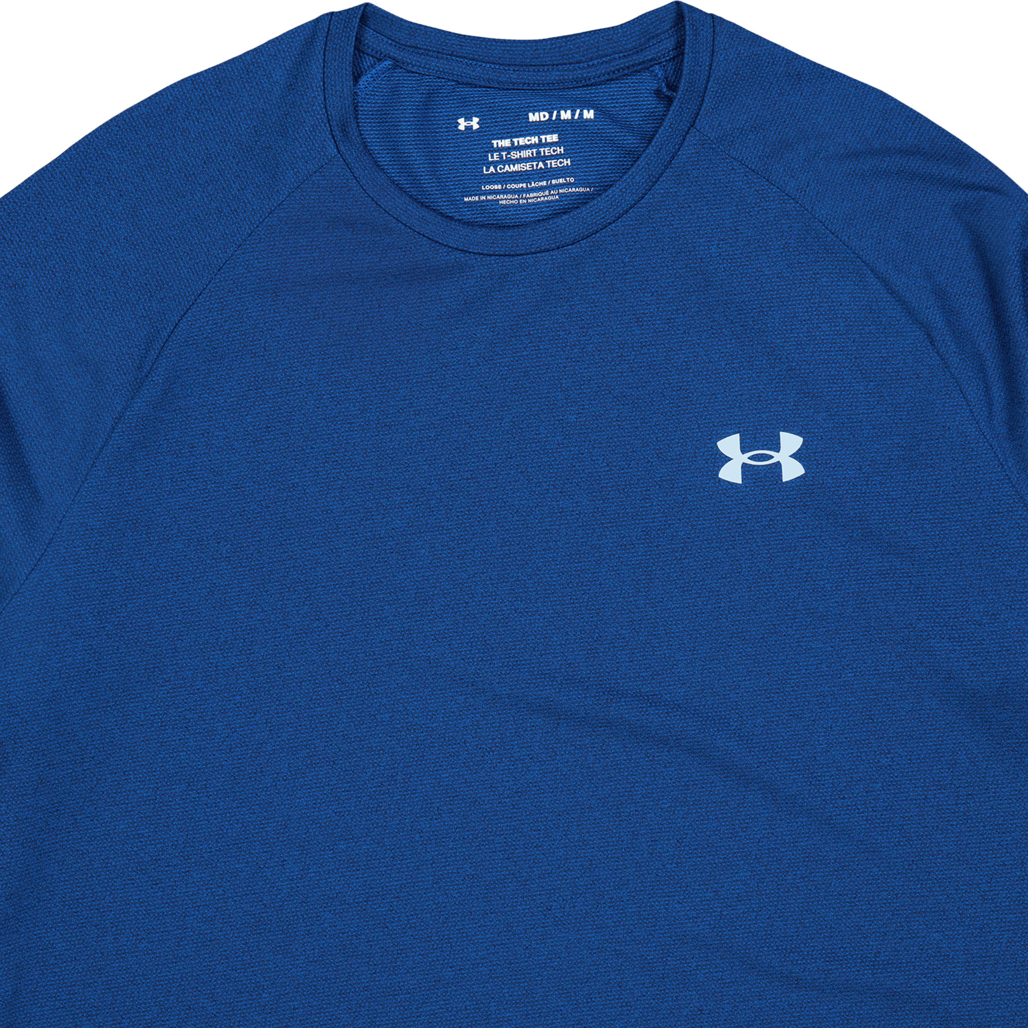 Ua Tech 2.0 Ss Tee Novelty Varsity Blue - Bild 3