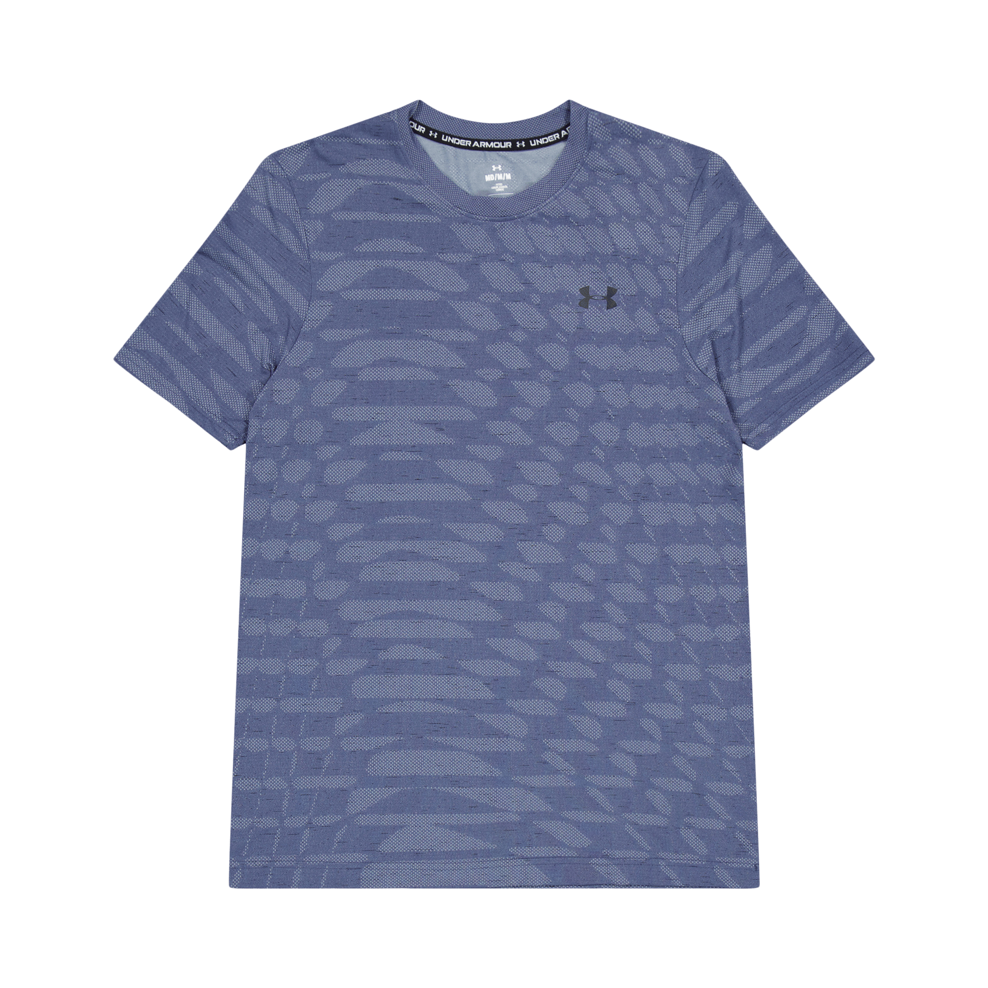 Ua Seamless Novelty Ss Downpour Gray