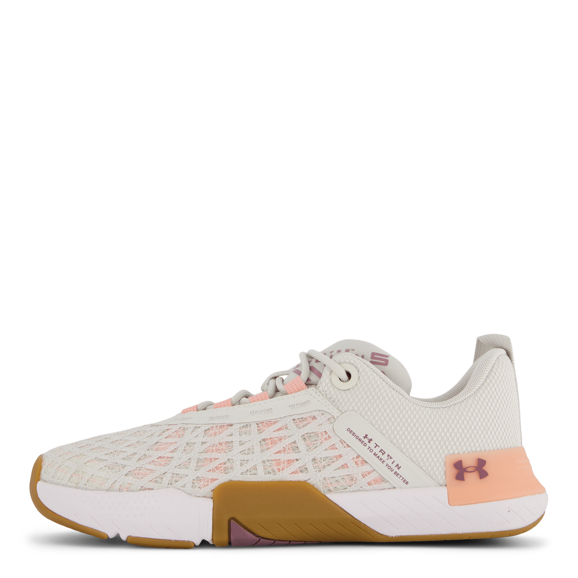 Ua W Tribase Reign 5 White Clay, Female, Skor, Träningsskor, Sneakers, Träning, EU 36
