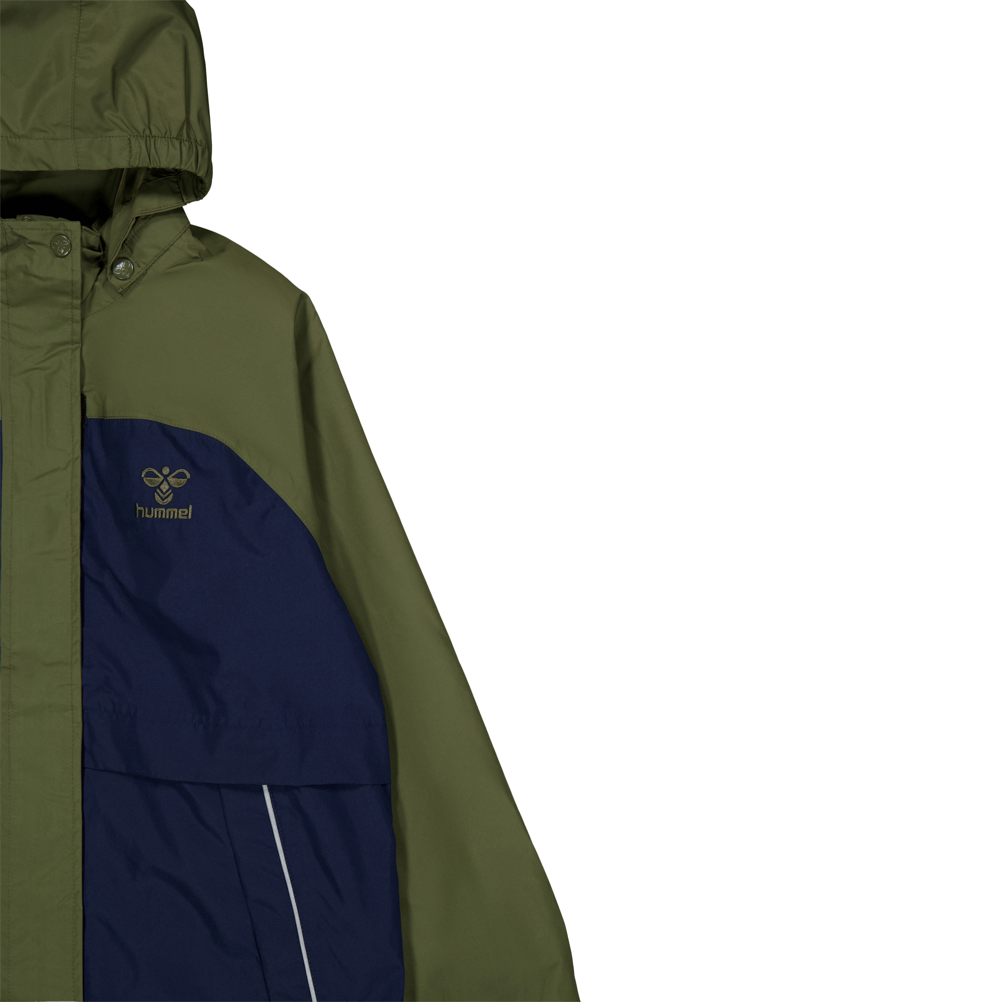 Hmlmonsun Tex Shell Jacket Olive Night - Bild 3