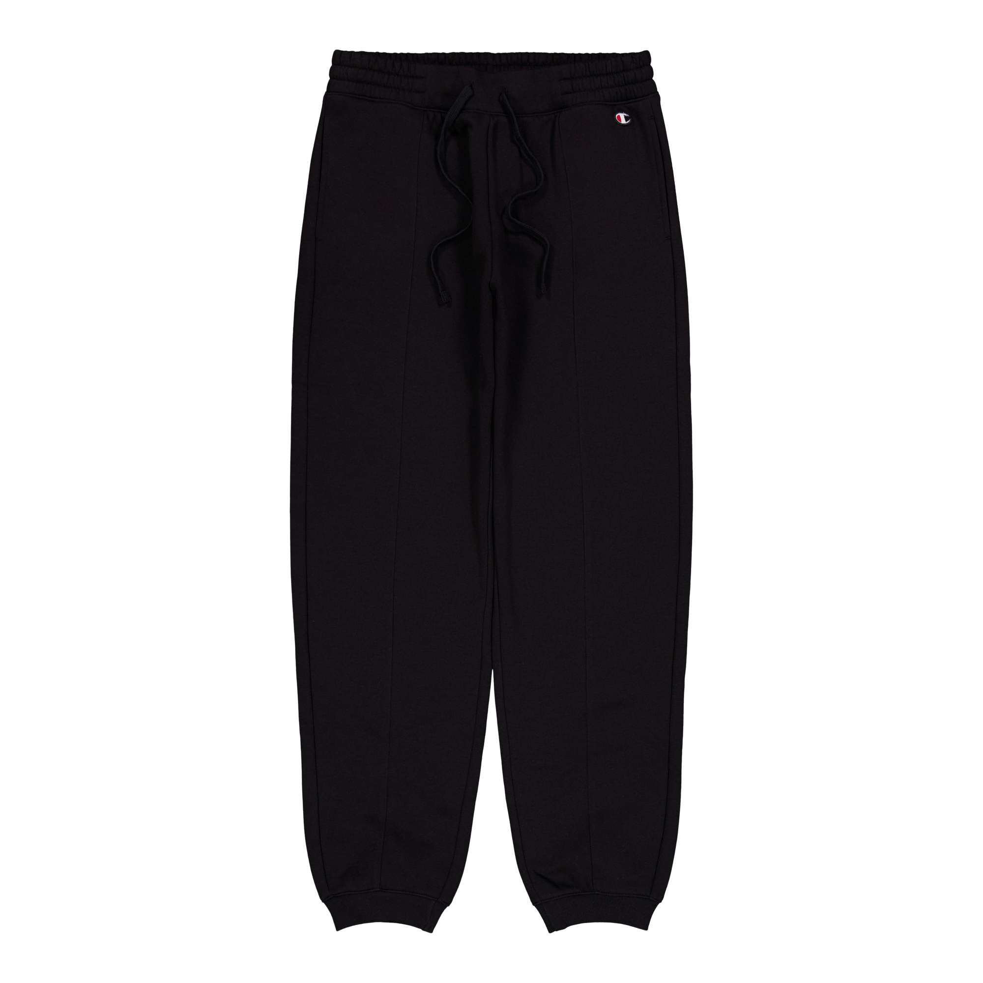 Rib Cuff Pants Black Beauty, Female, Apparels, Pants, Black, L