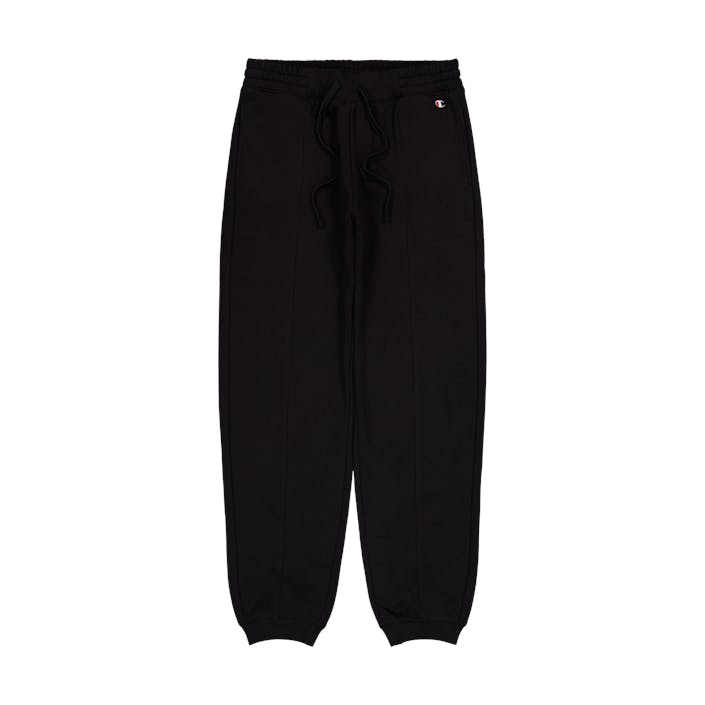 Rib Cuff Pants Black Beauty, Female, Kläder, Byxor, Svart, L