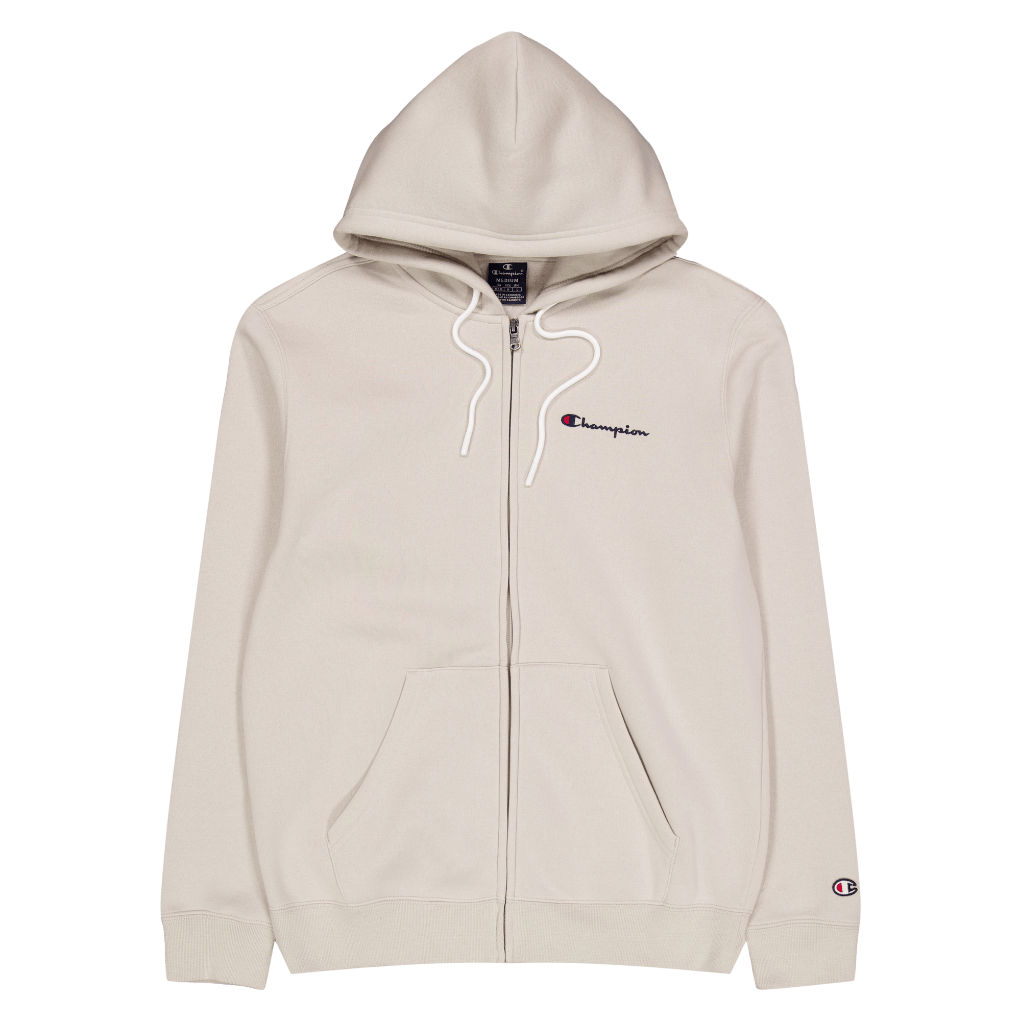 Hooded Full Zip Sweatshirt Silver Lining