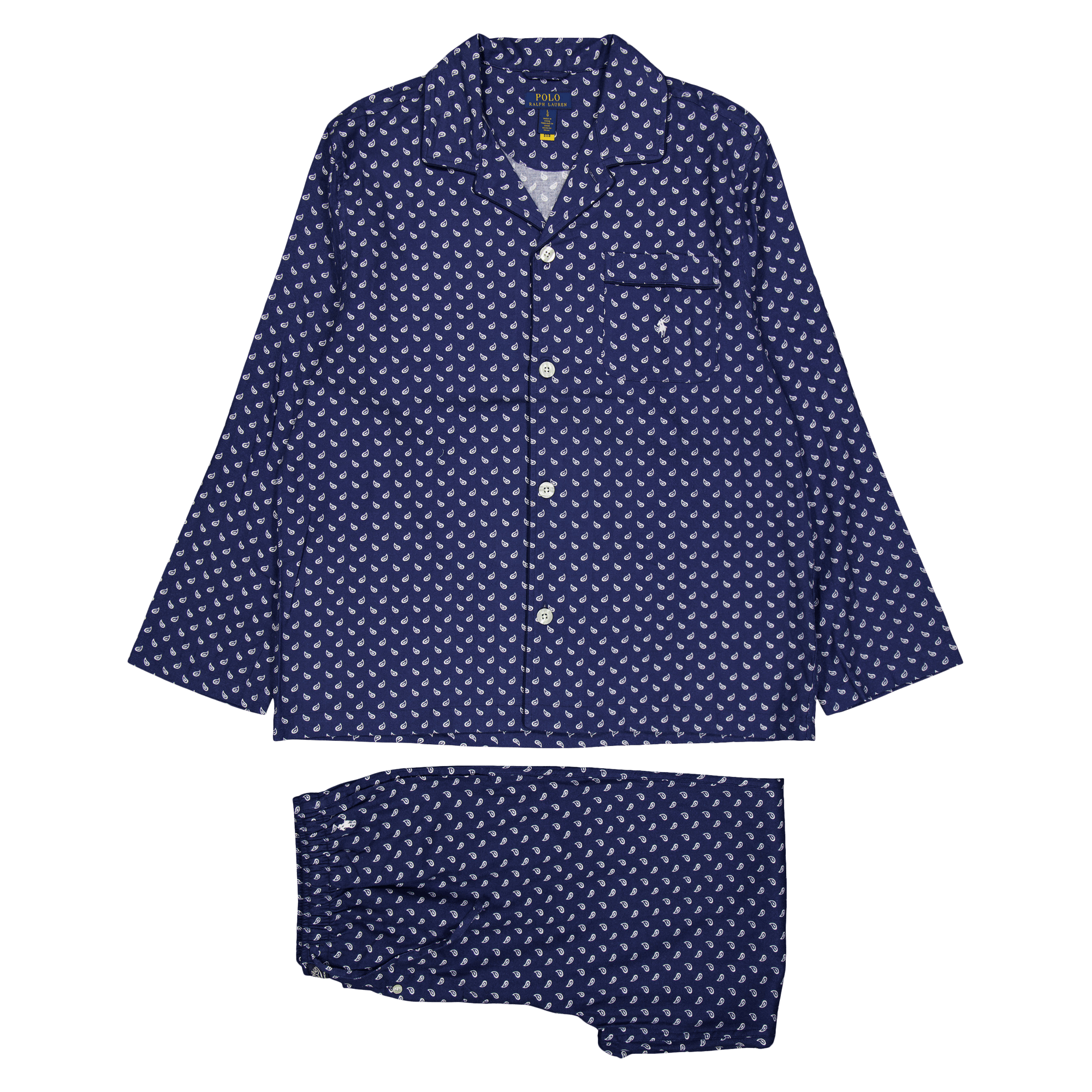 Plaid Flannel Pajama Set Navy Plaid, Male, Vaatteet, Alusvaatteet, Sininen, S