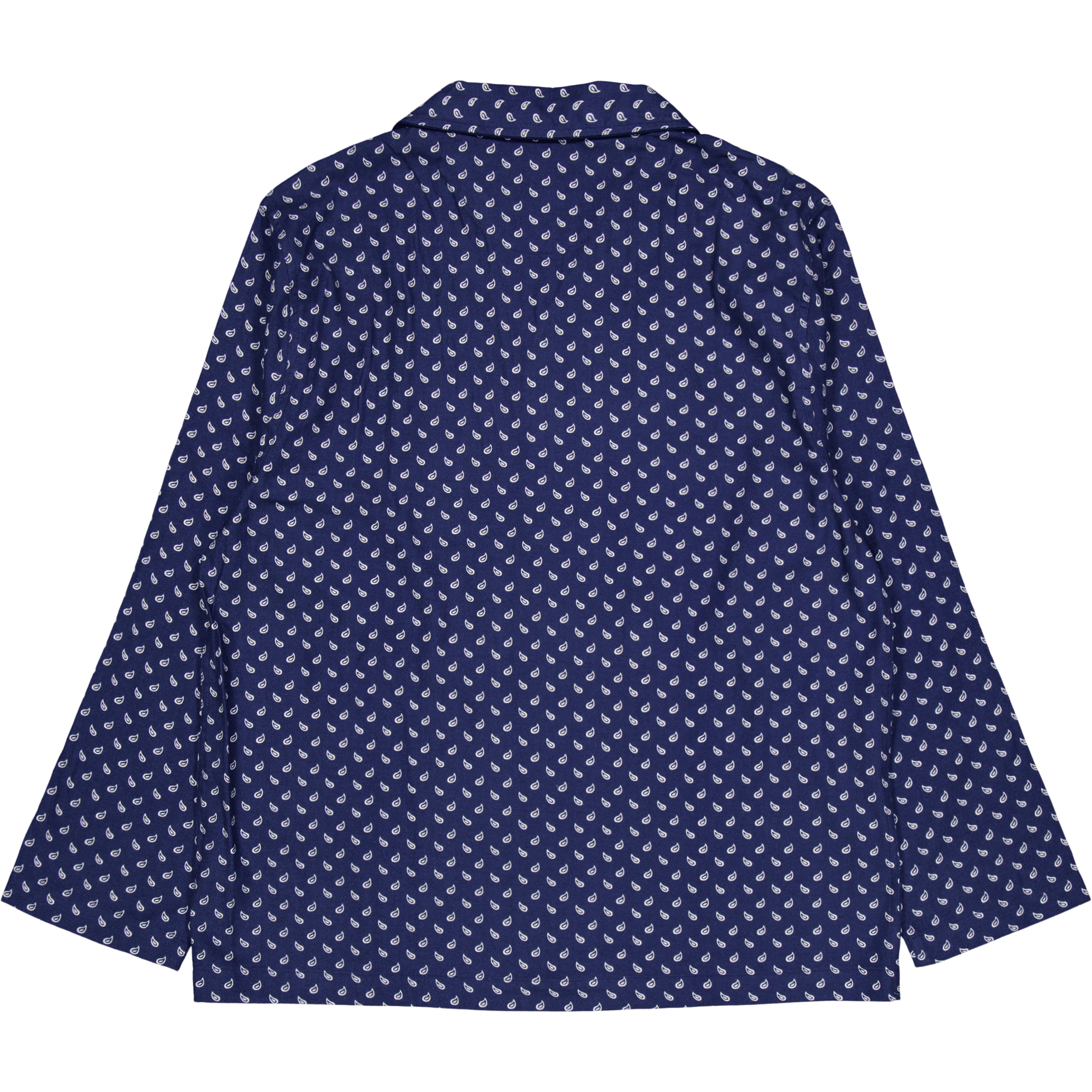 Plaid Flannel Pajama Set Navy Plaid - Bild 3