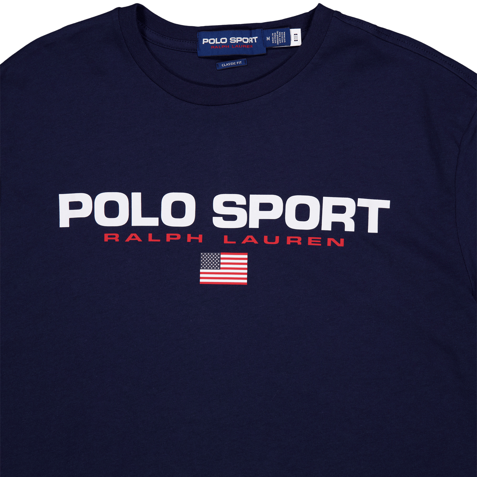 Classic Fit Polo Sport Jersey T-Shirt Cruise Navy / White - Bild 3
