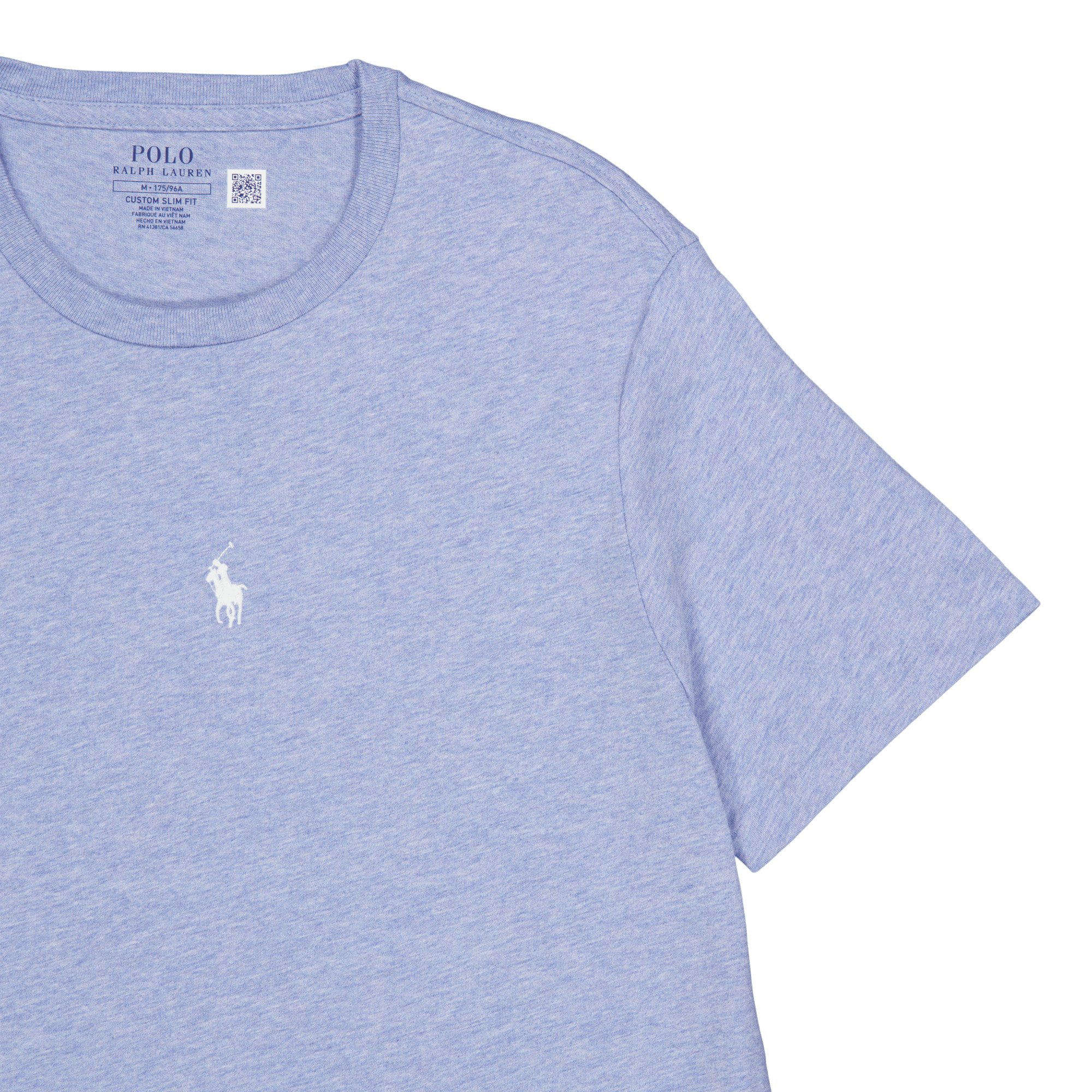 Custom Slim Fit Jersey Crewneck T-Shirt Isle Heather - Bild 3