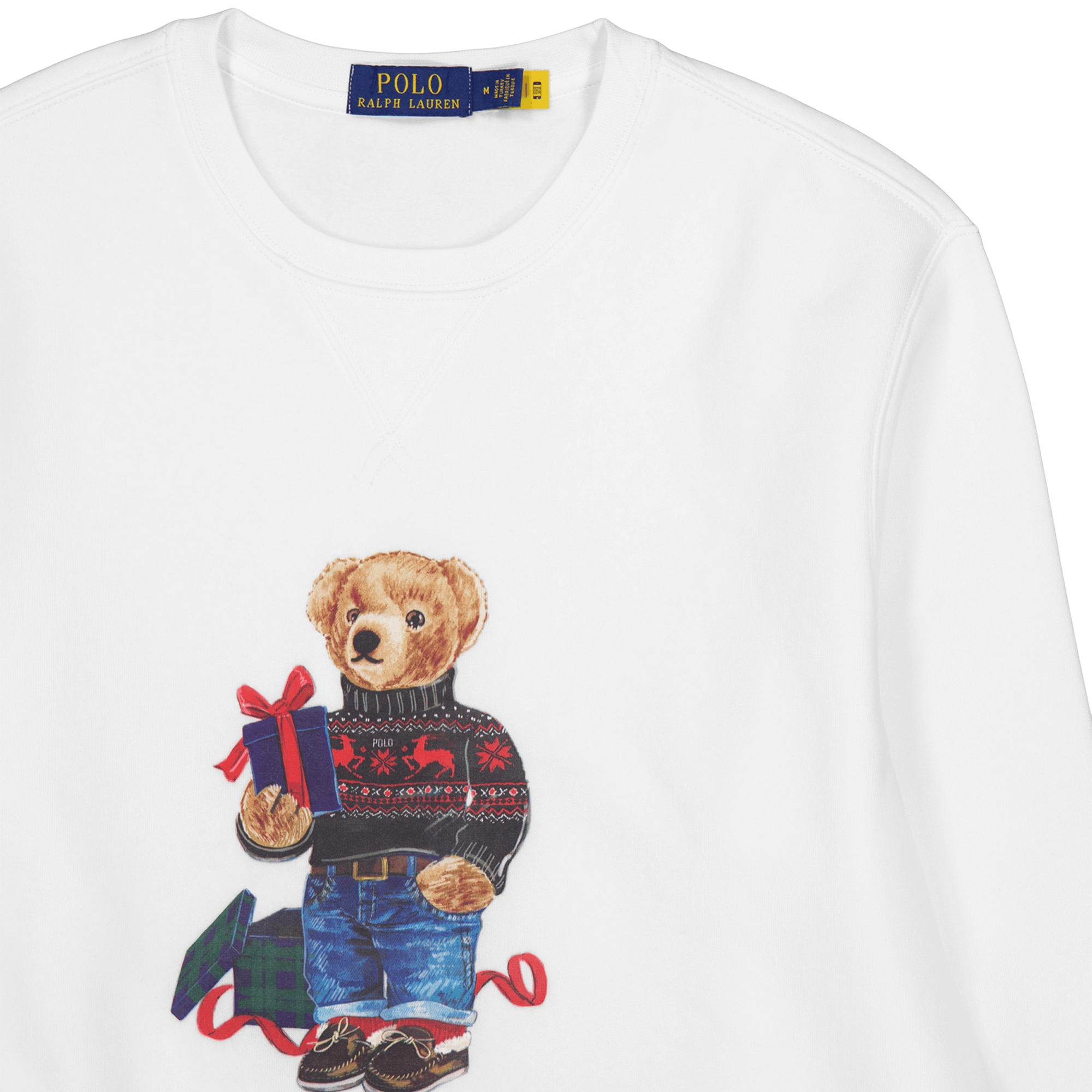 Polo Bear Fleece Sweatshirt Fa23 White Gift Bear - Bild 3