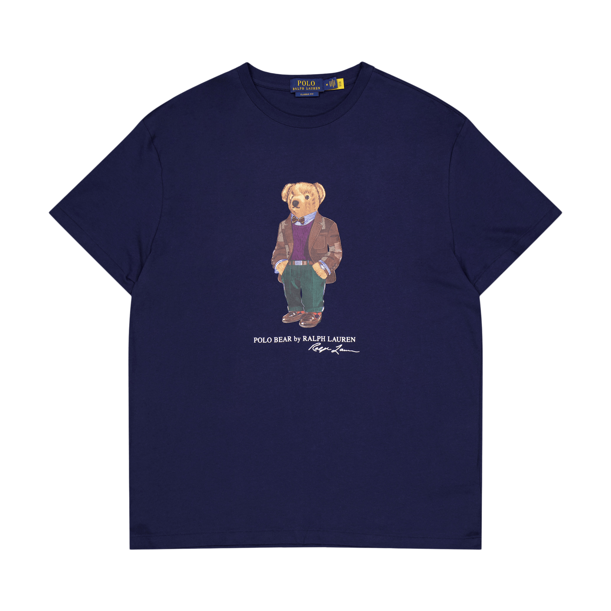 Polo Ralph Lauren 26/1 Jersey Bear, Male, Ropa, Tops, Azul, S