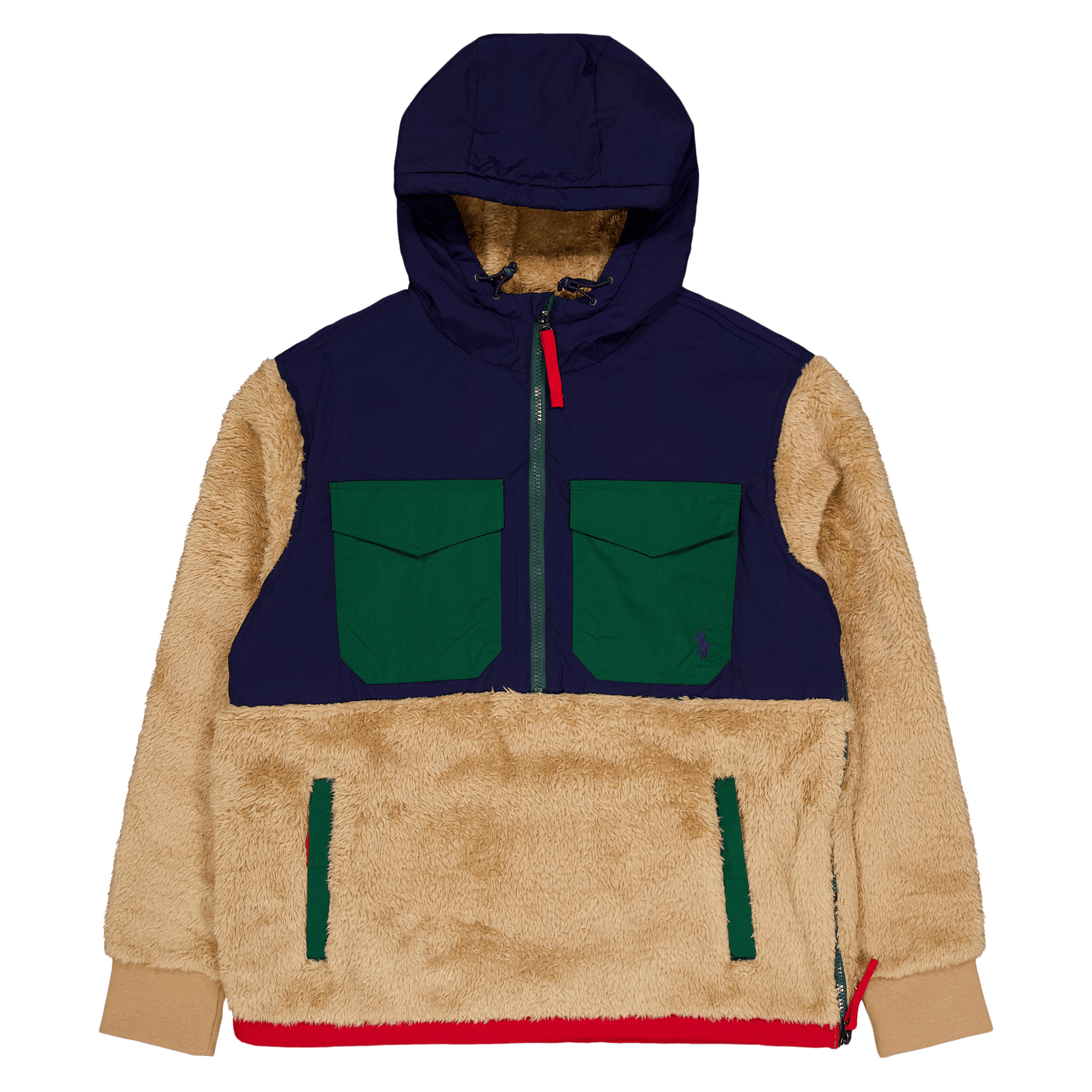 Hybrid Hoodie Camel Multi