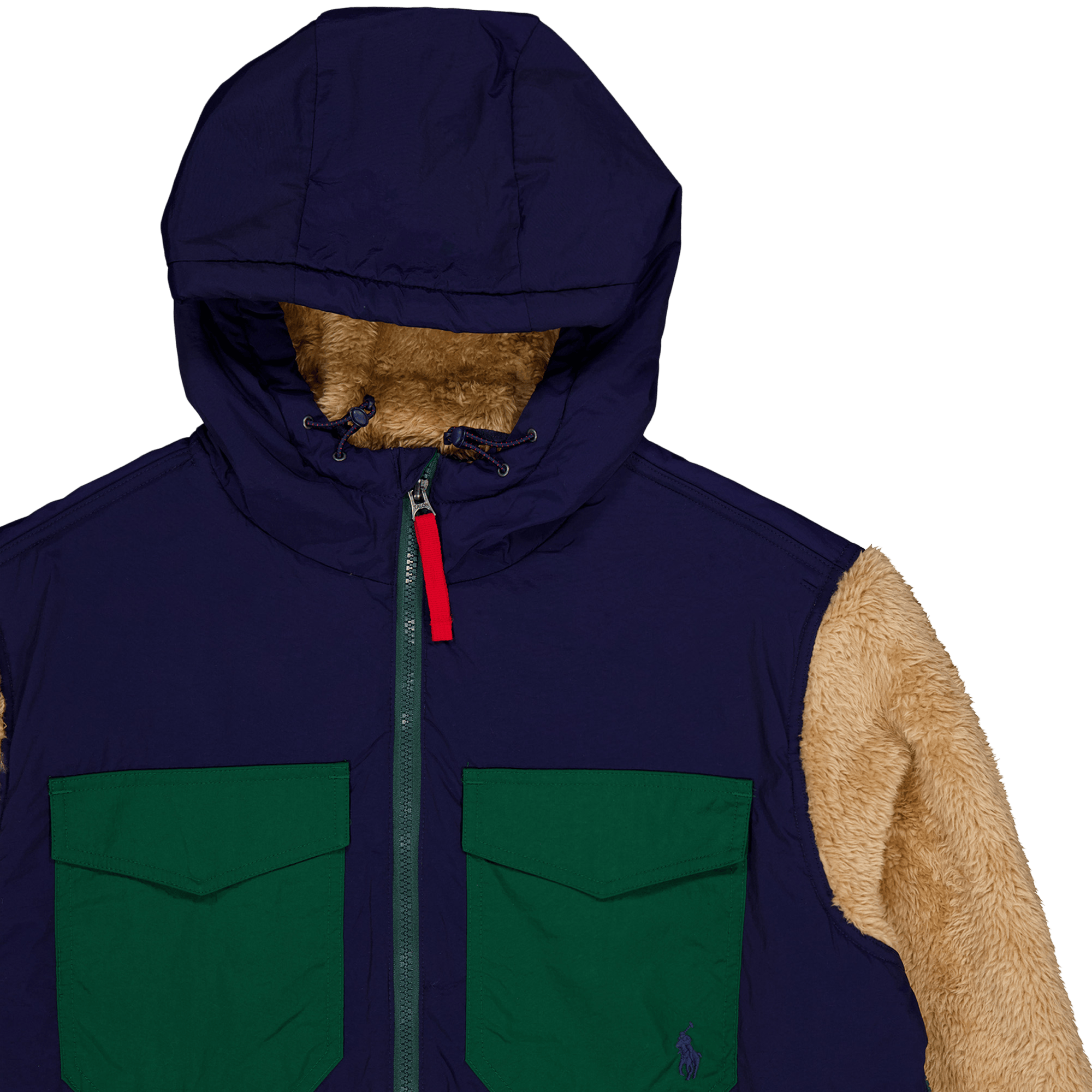 Hybrid Hoodie Camel Multi - Bild 3