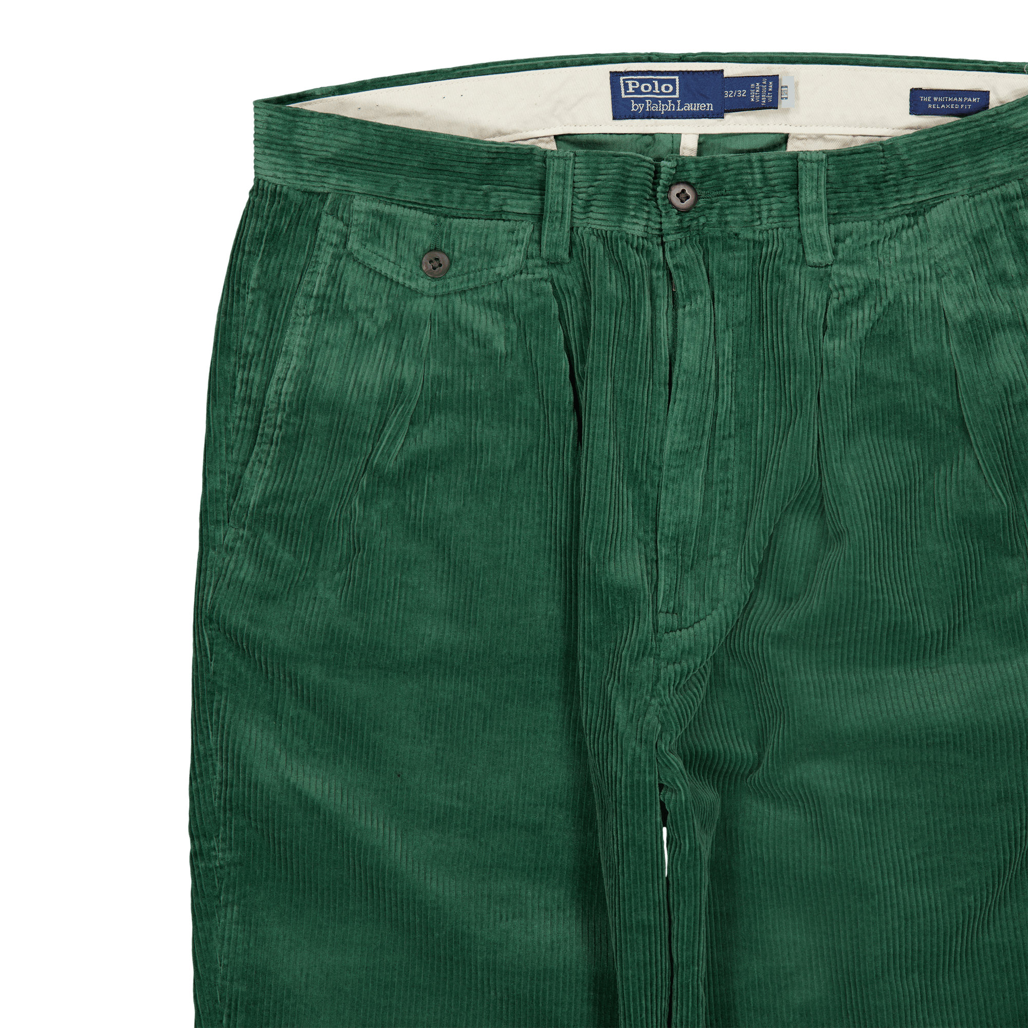 Whitman Relaxed Fit Corduroy Pant Meadow Green - Bild 3