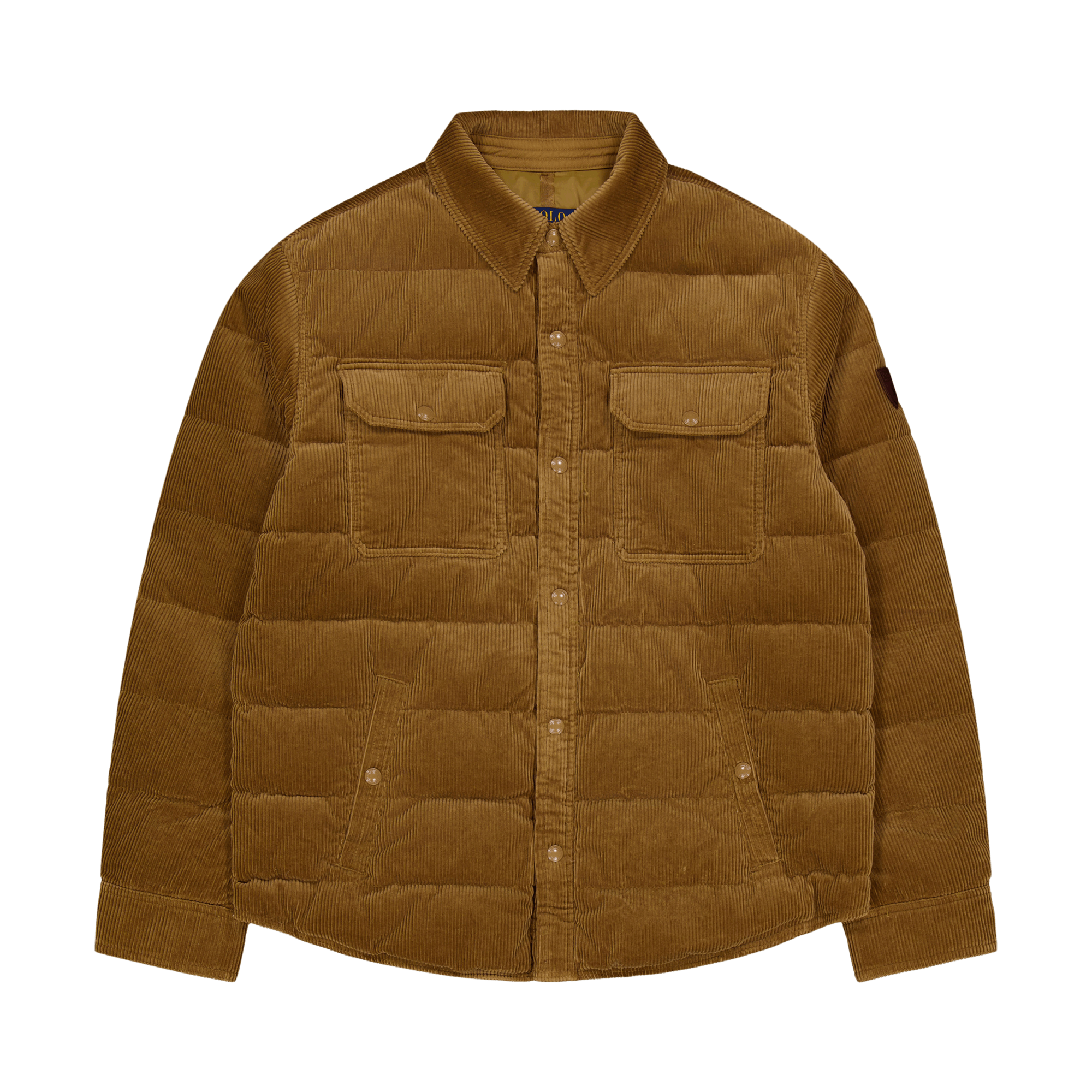 Quilted Corduroy Down Jacket Dispatch Tan, Male, Kleding, jassen, Bruin, L