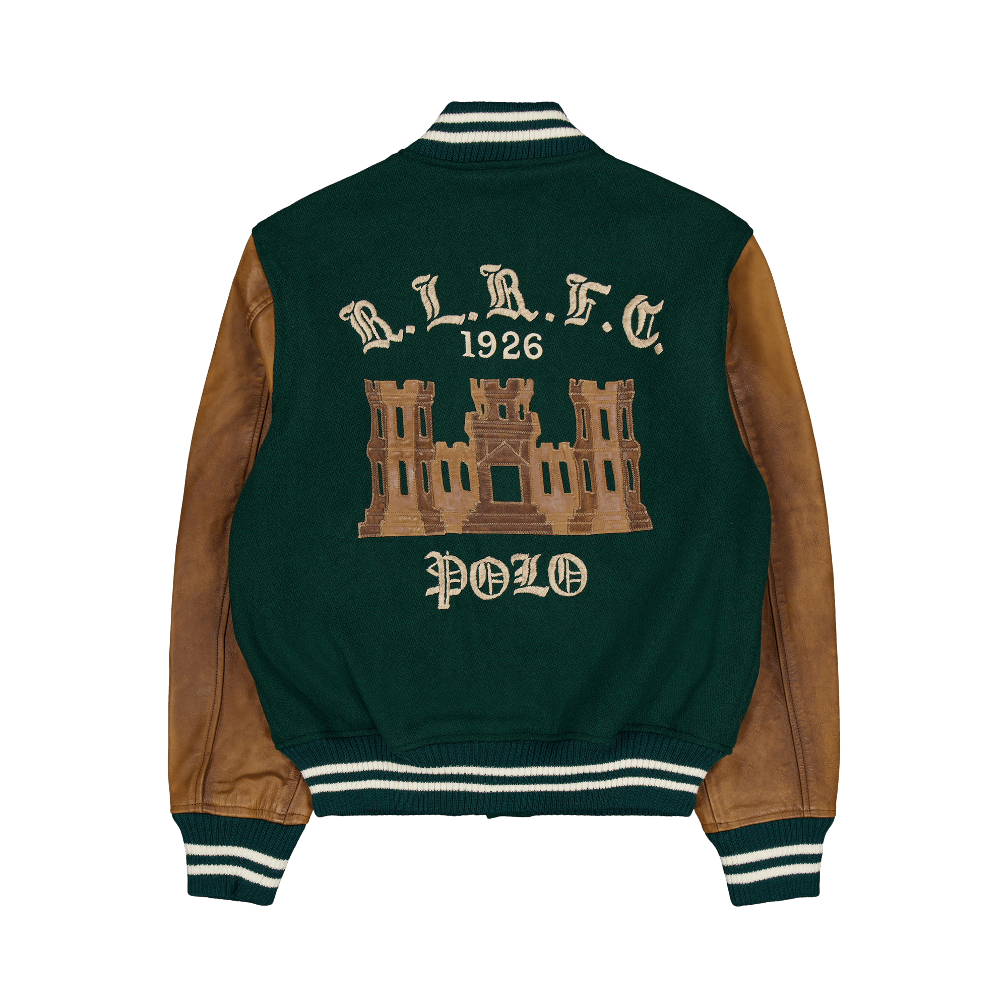 Varsity-Inspired Jacket Moss Agate - Bild 2