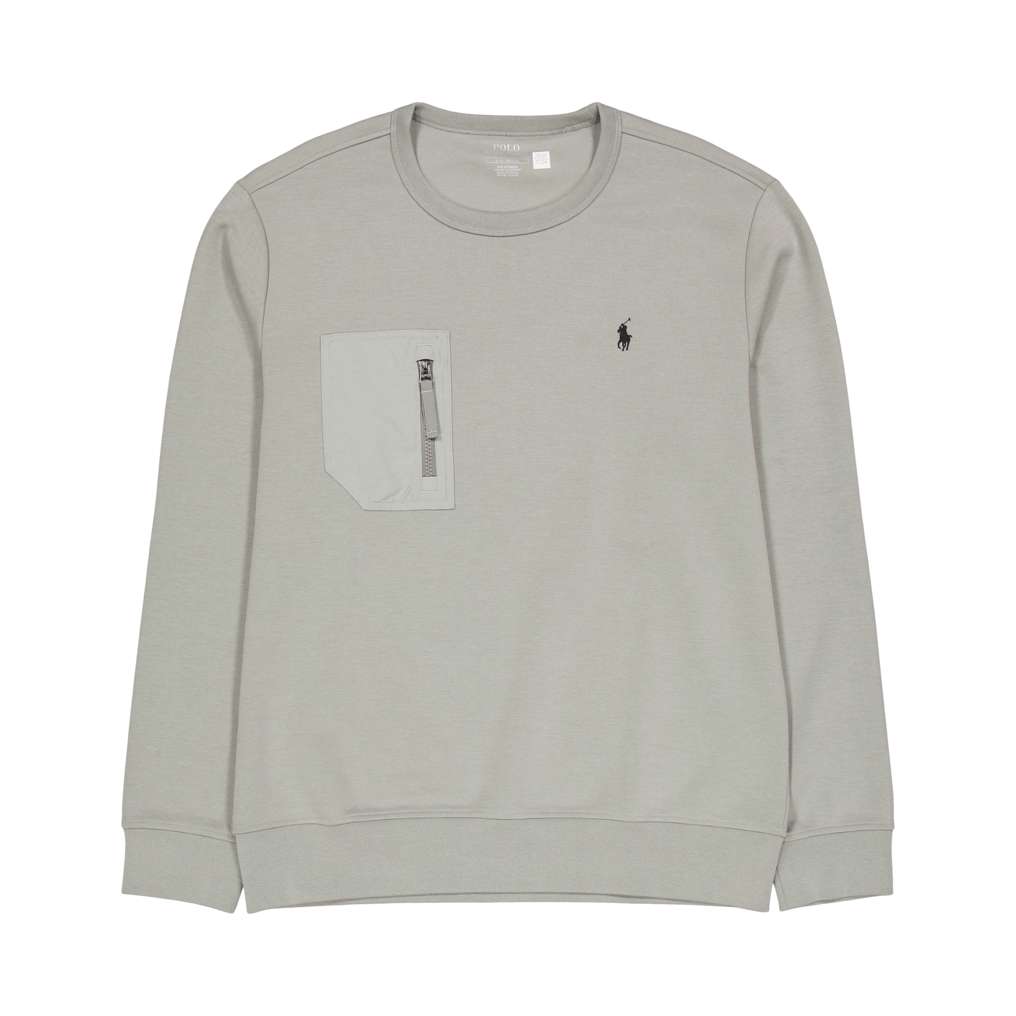 Double-Knit Pocket Sweatshirt Performance Grey
