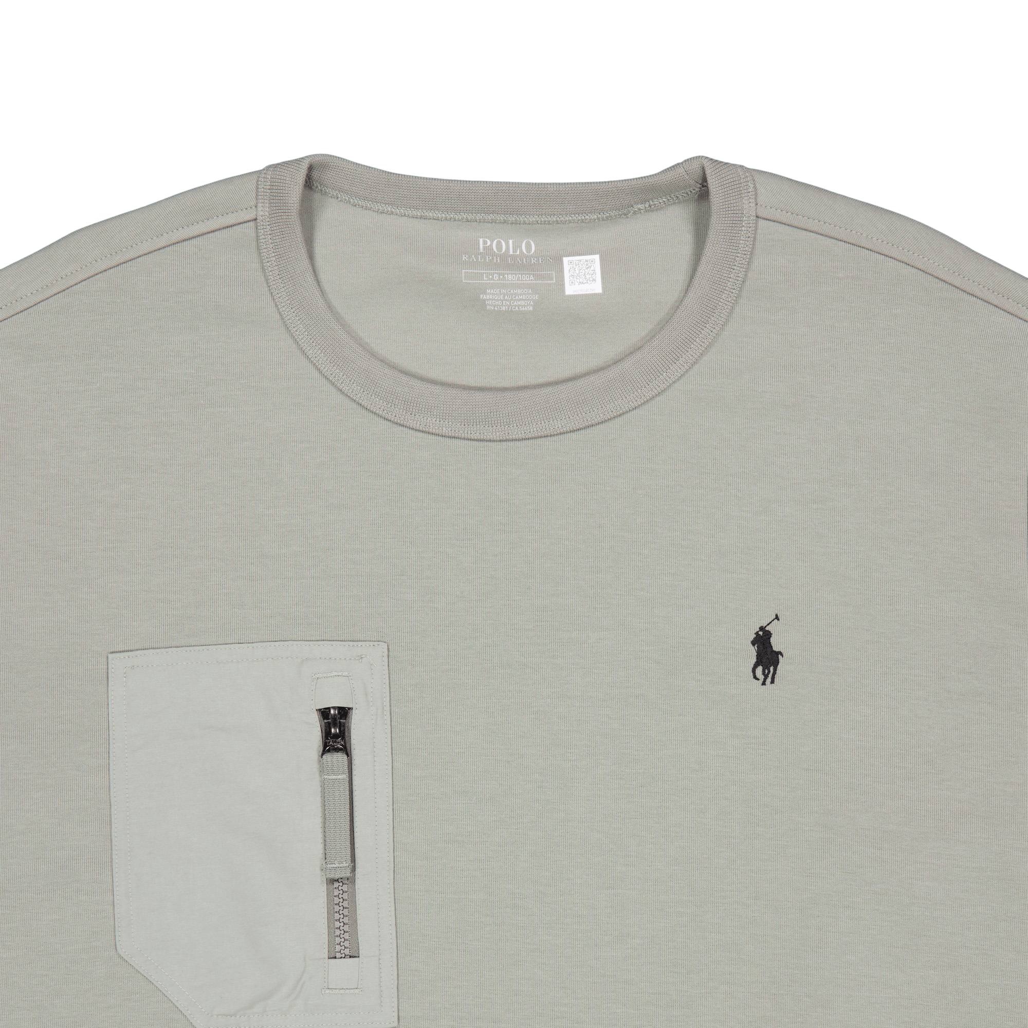 Double-Knit Pocket Sweatshirt Performance Grey - Bild 3
