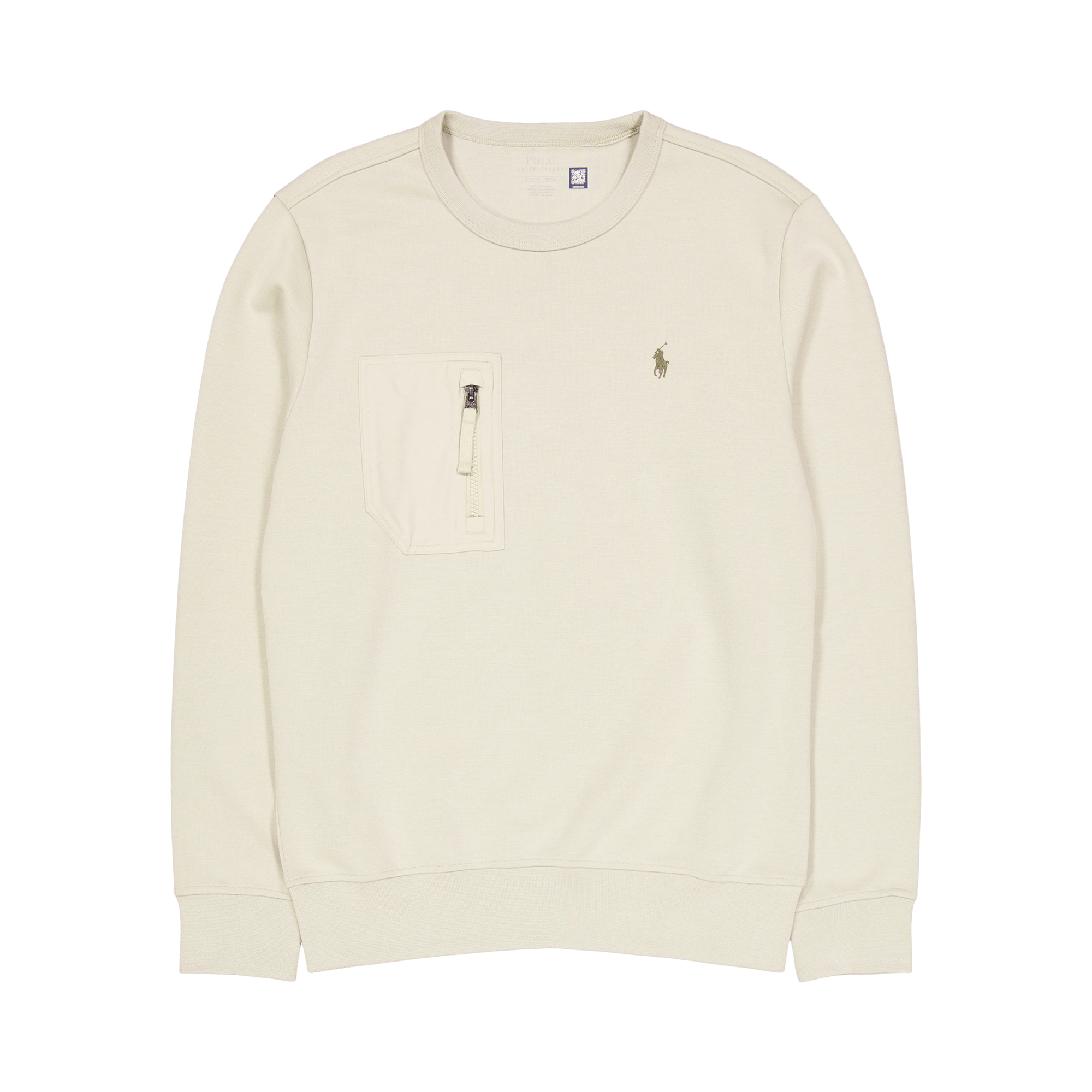 Double-Knit Pocket Sweatshirt Classic Stone