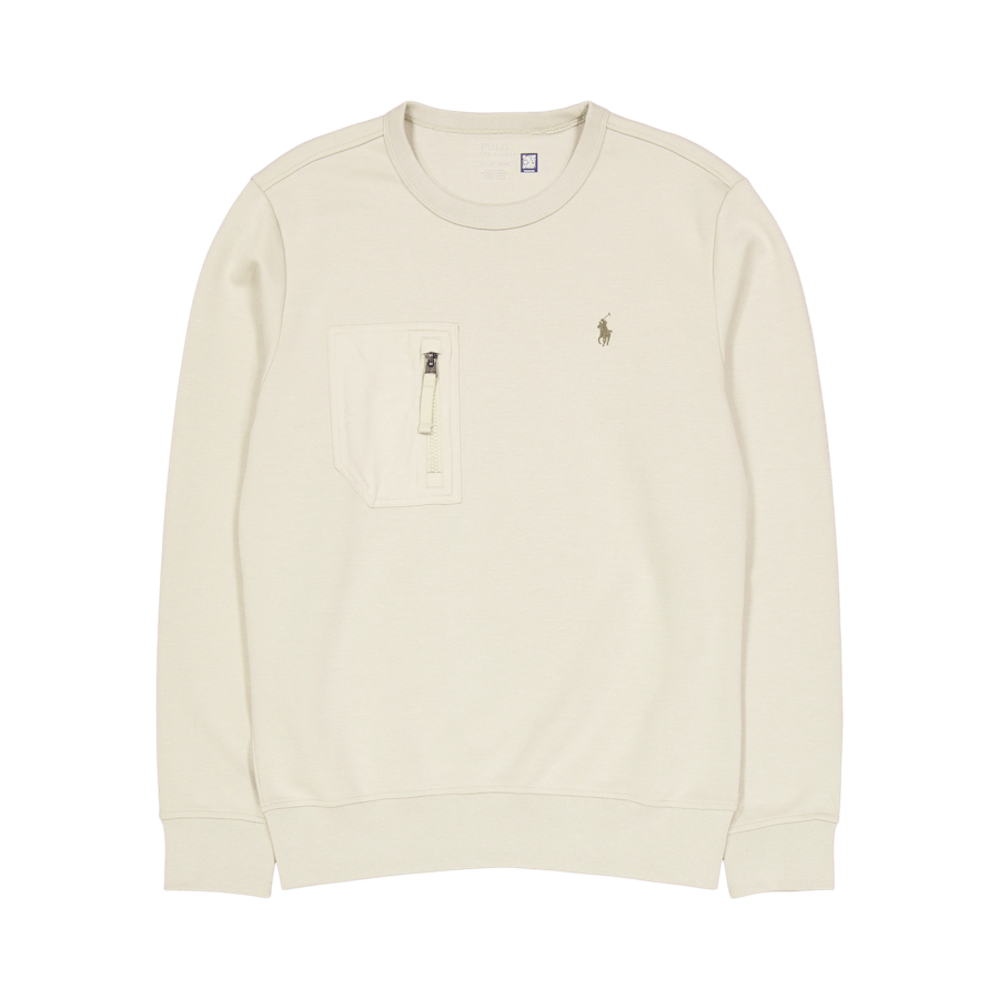 Double-Knit Pocket Sweatshirt Classic Stone