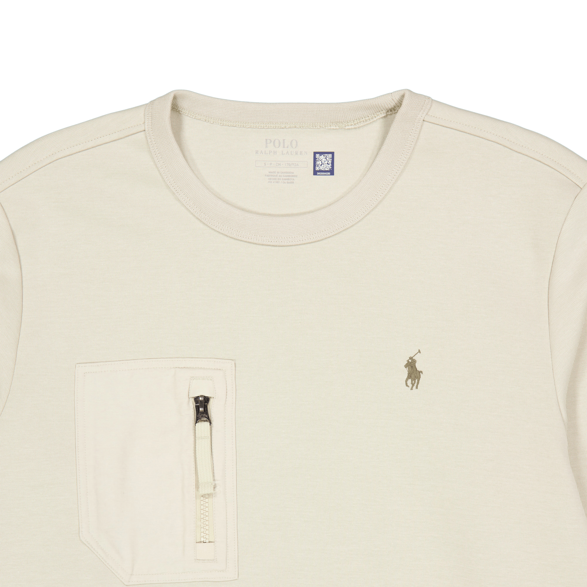 Double-Knit Pocket Sweatshirt Classic Stone - Bild 3