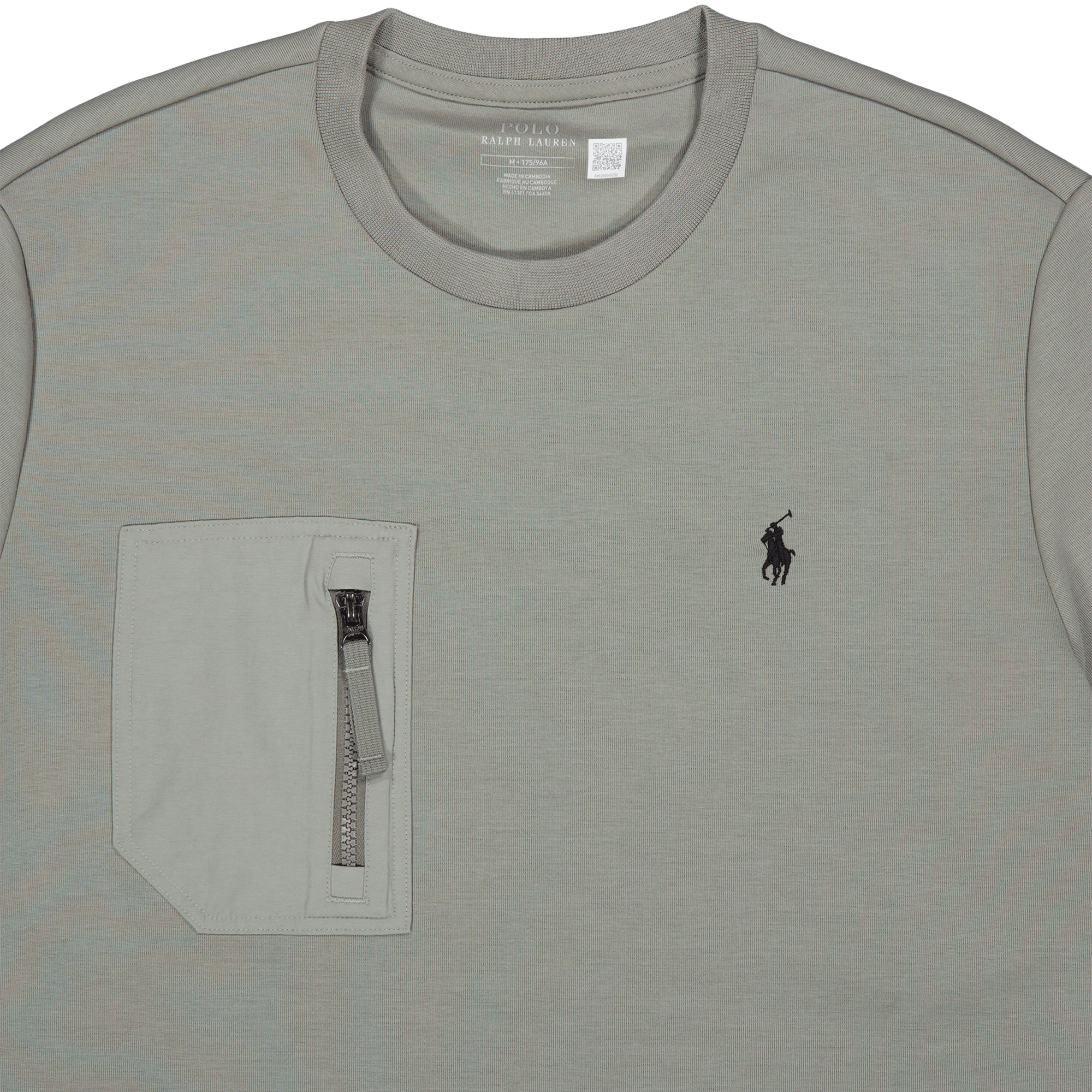 Double-Knit Pocket T-Shirt Performance Grey - Bild 3