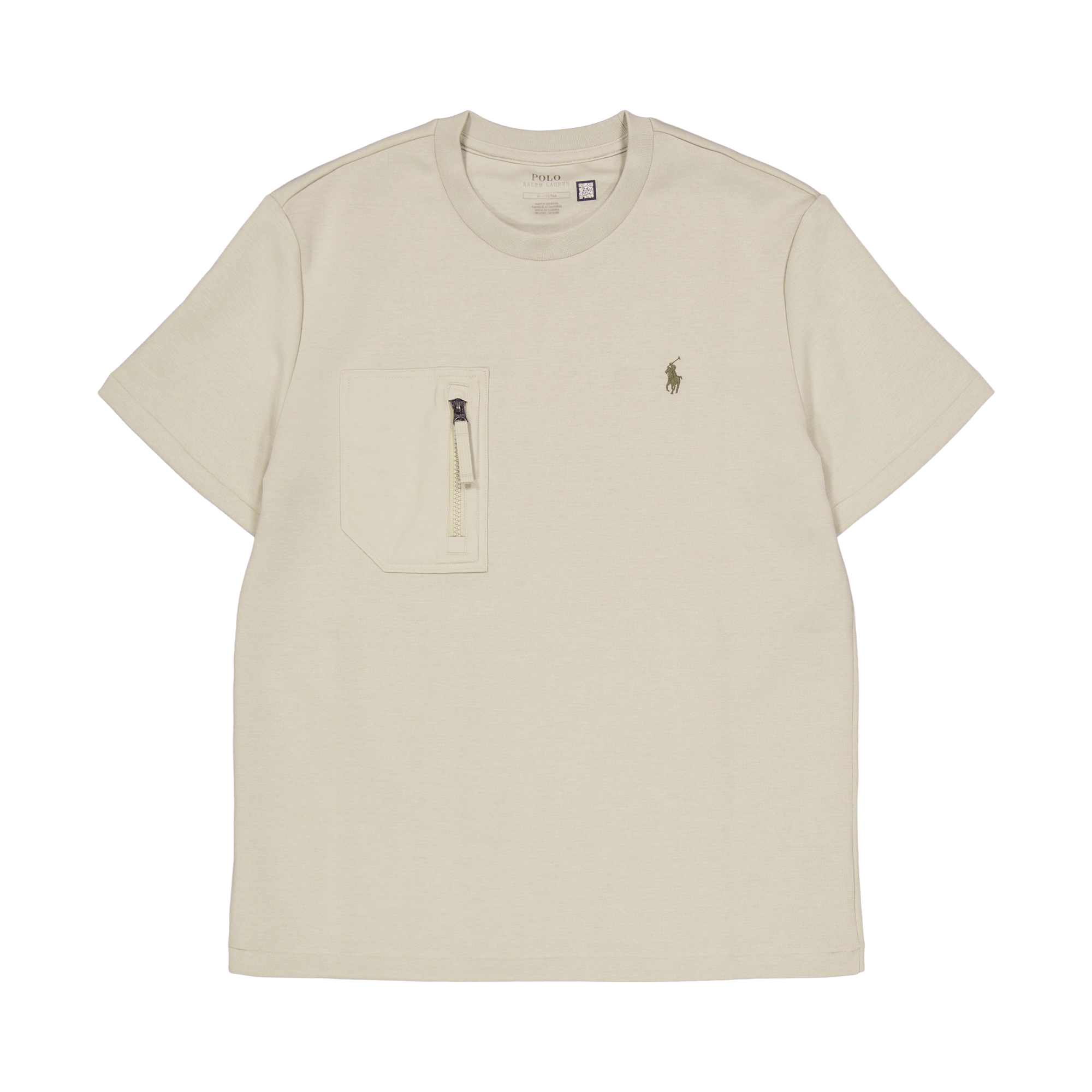 Double-Knit Pocket T-Shirt Classic Stone