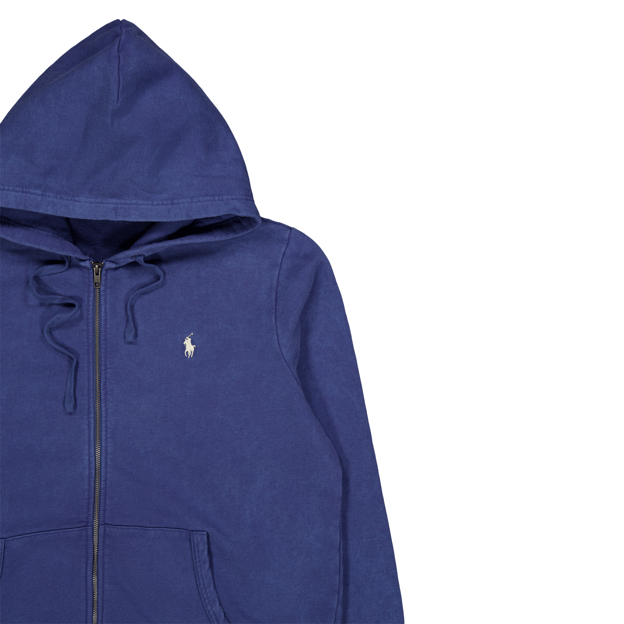 Loopback Terry Full-Zip Hoodie Light Navy - Bild 3