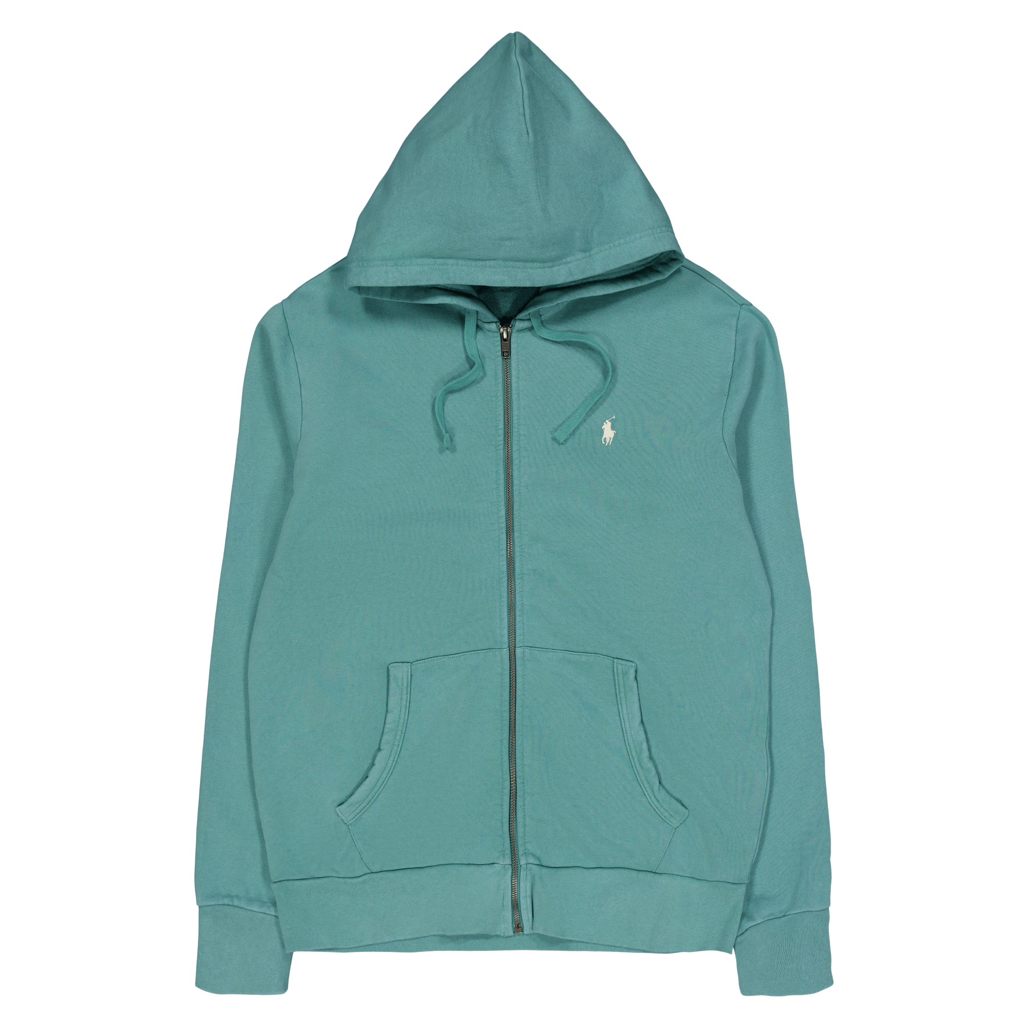 Loopback Terry Full-Zip Hoodie Fairway Green