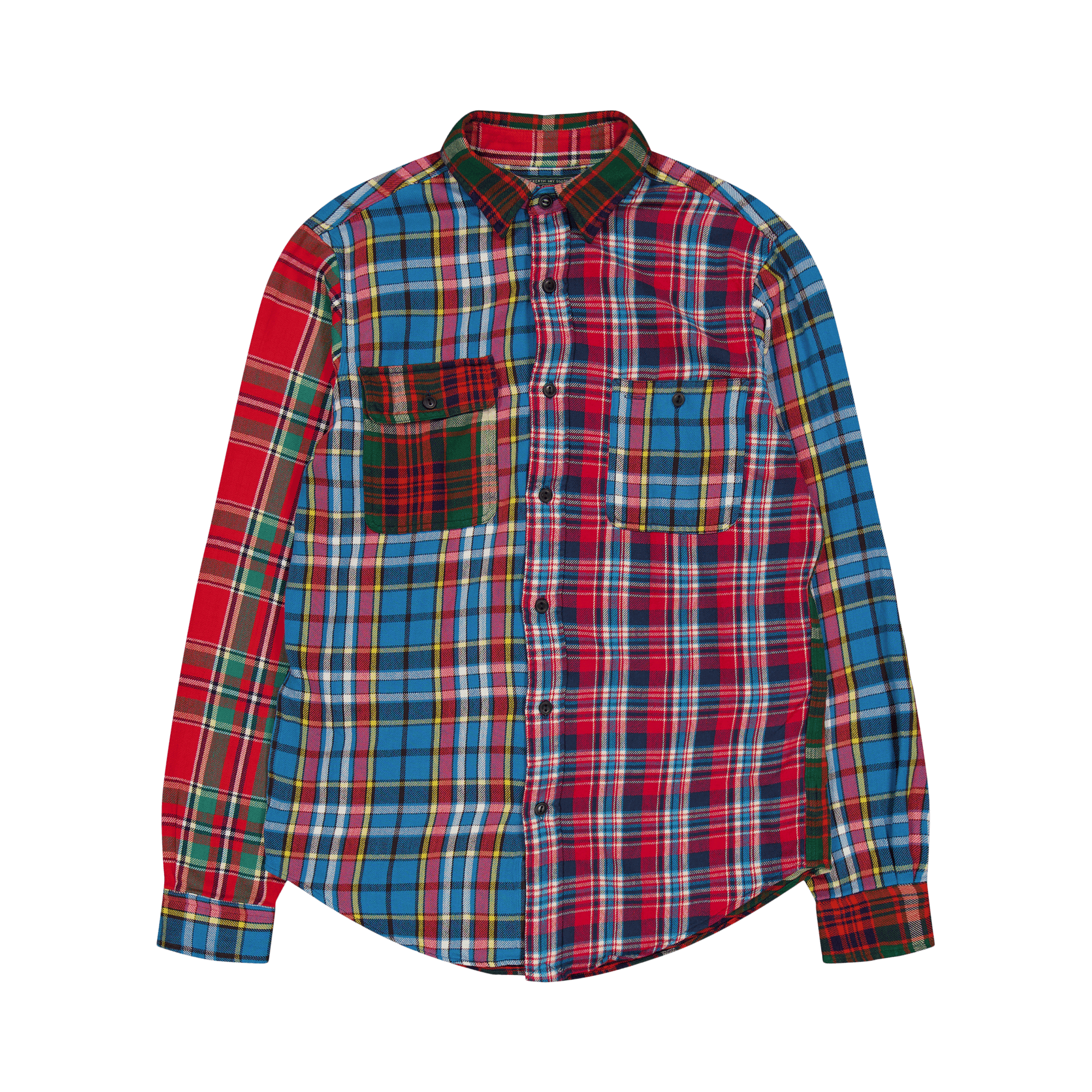 Custom Fit Patchwork Flannel Workshirt 6194 Patchwork