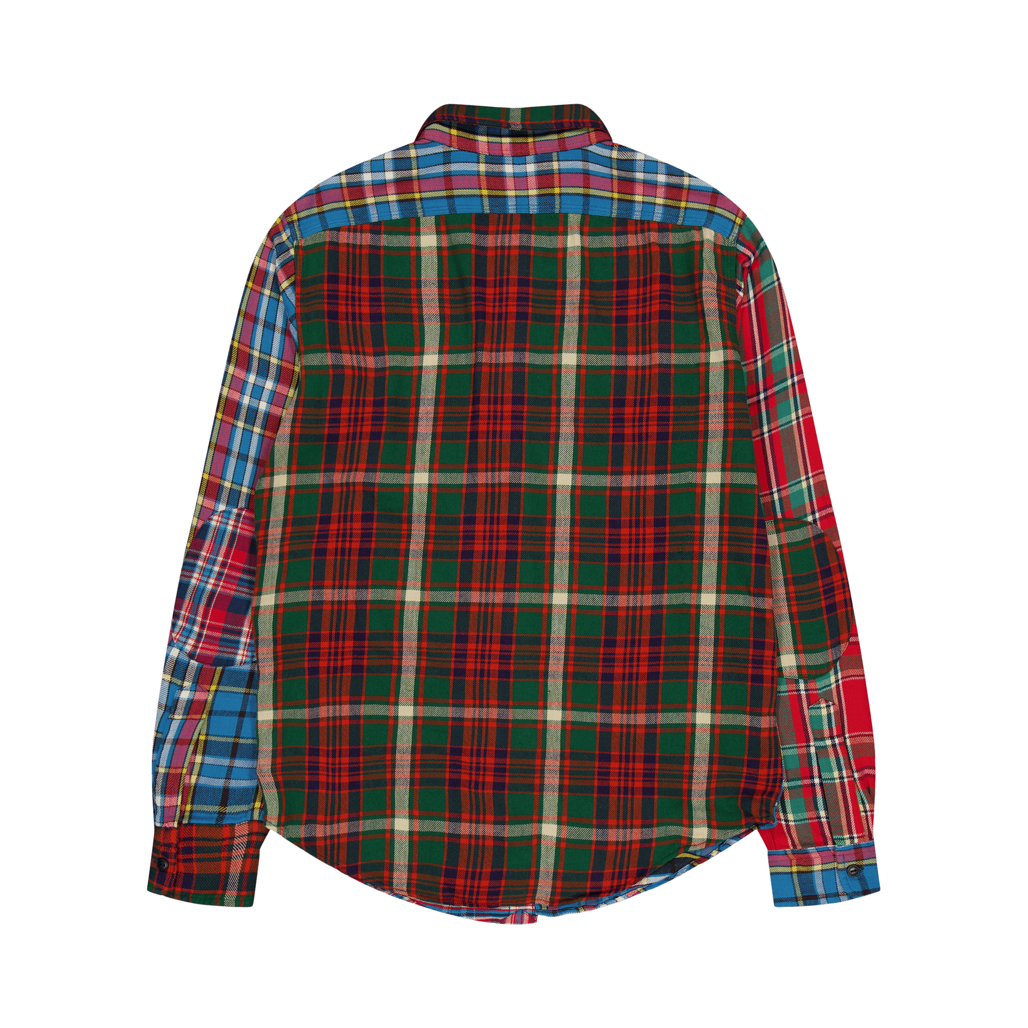 Custom Fit Patchwork Flannel Workshirt 6194 Patchwork - Bild 2
