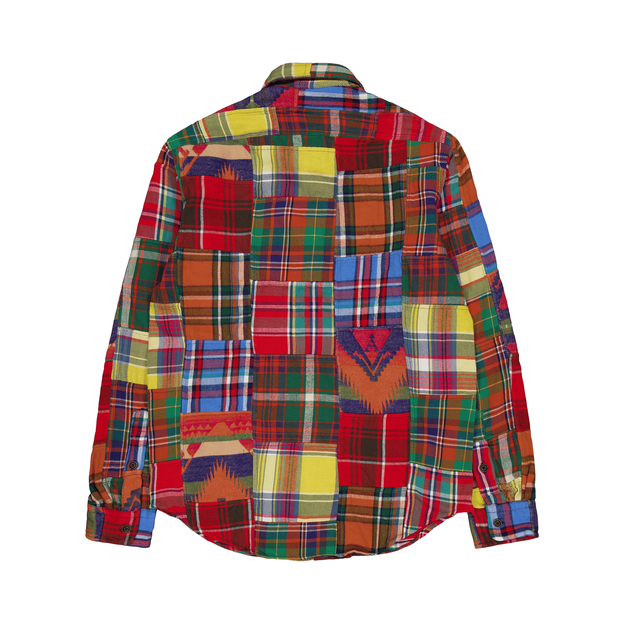 Classic Fit Patchwork Flannel Workshirt 6198 Adirondack Patchwork - Bild 2