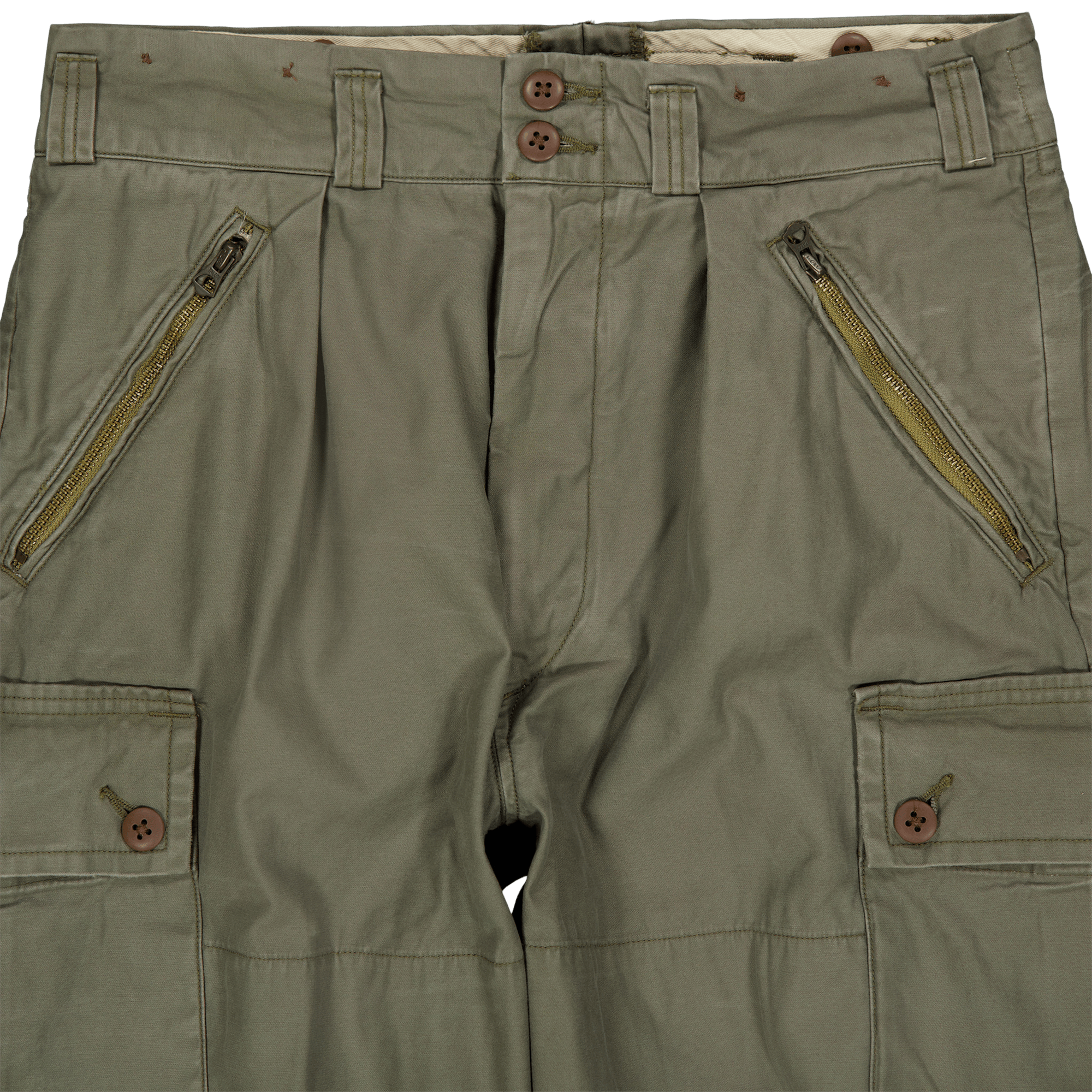 Baggy Fit Reverse-Sateen Cargo Pant Thermal Green - Bild 3