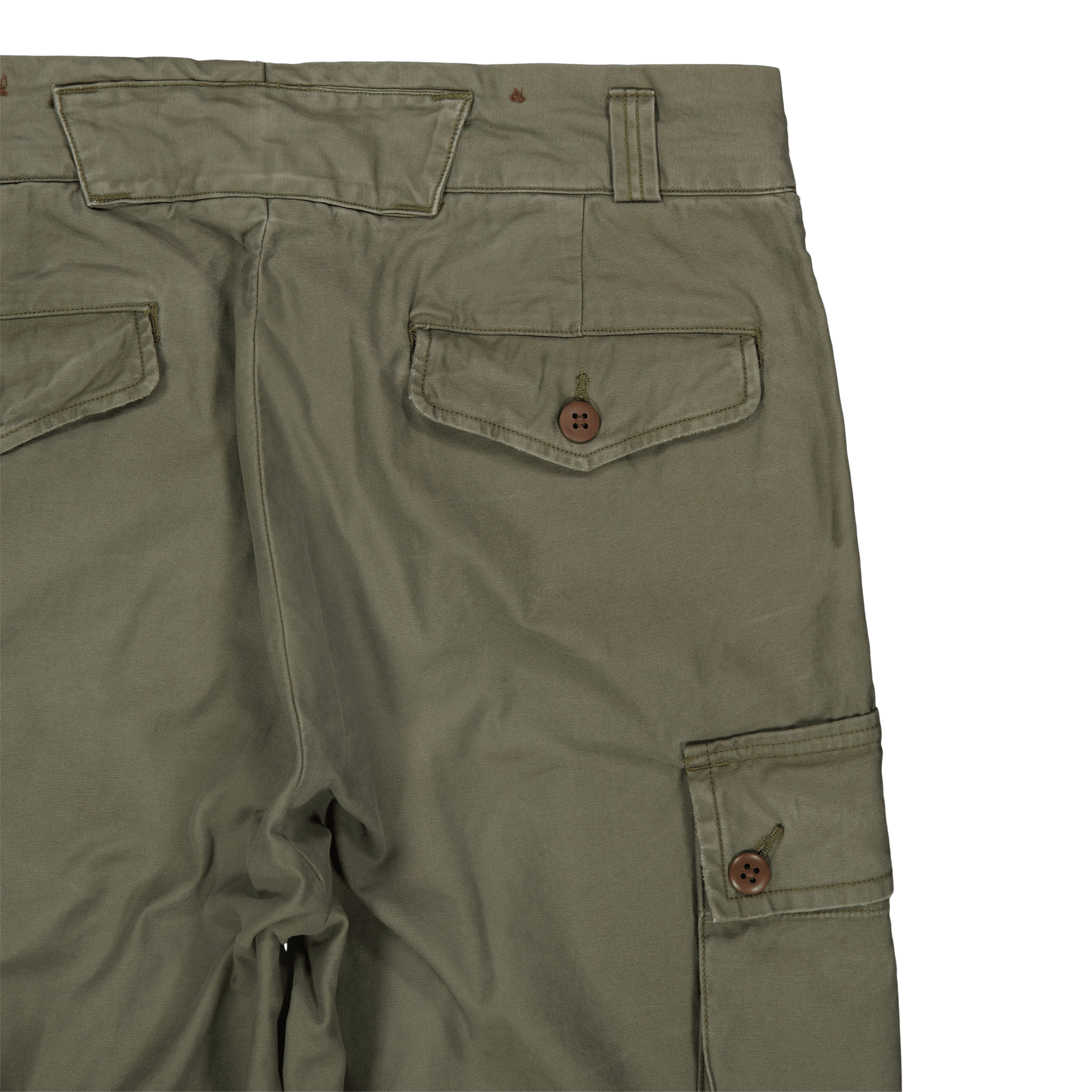 Baggy Fit Reverse-Sateen Cargo Pant Thermal Green - Bild 4