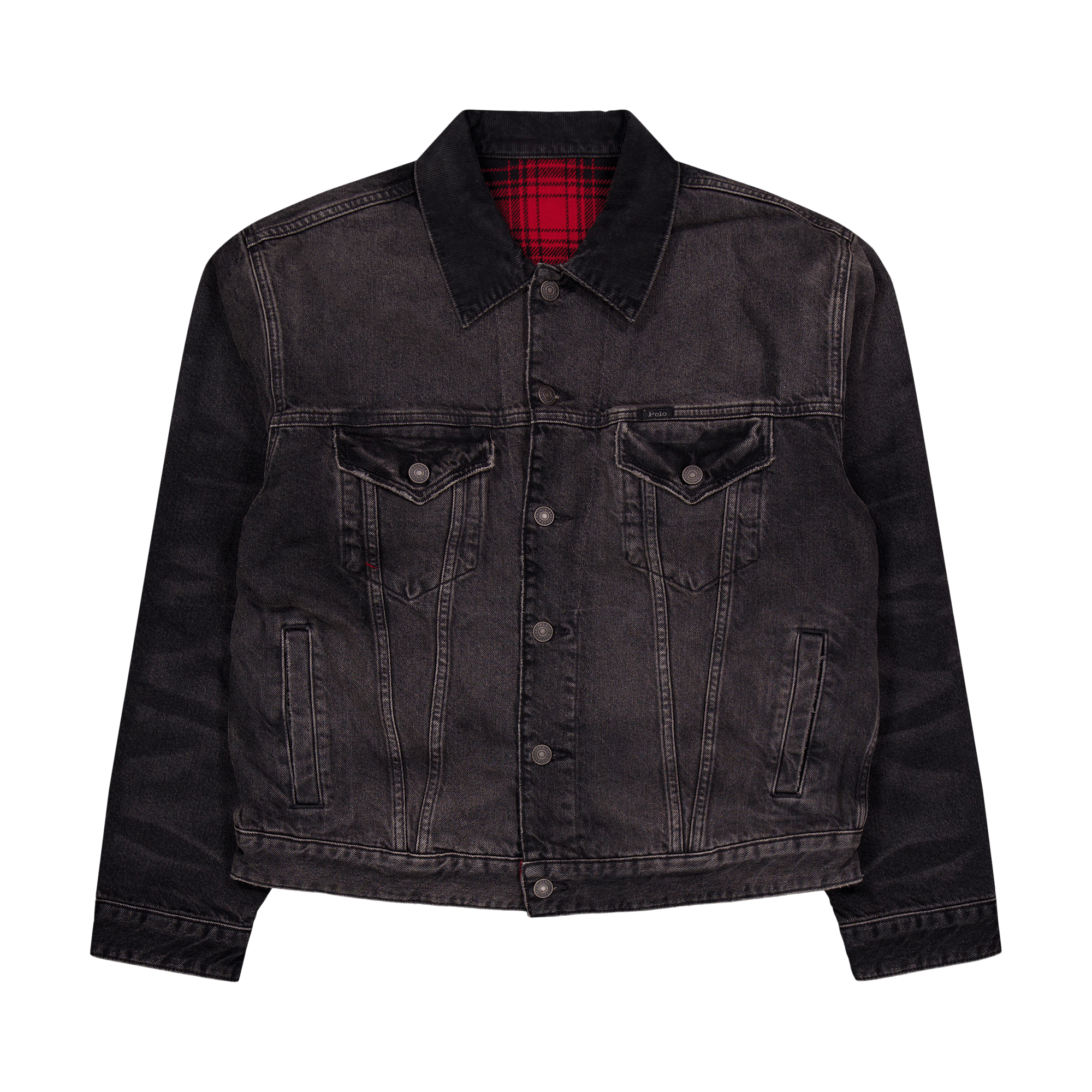 Reversible Trucker Jacket Foxdale, Male, Odevy, bundy, L