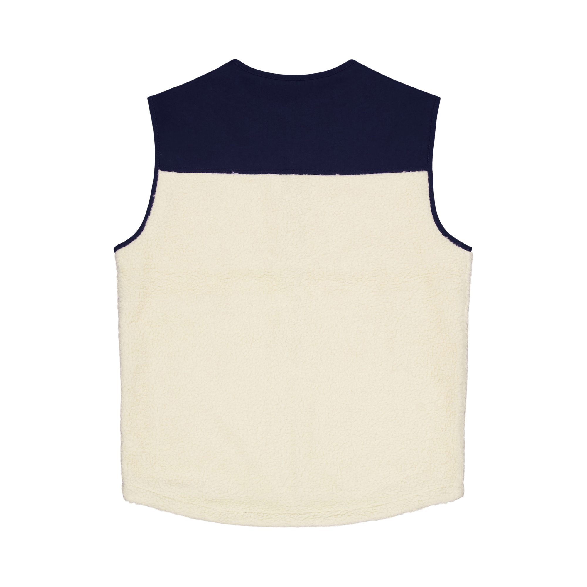 Wind-Blocking Hybrid Vest Wintercream /  Newport Navy - Bild 2