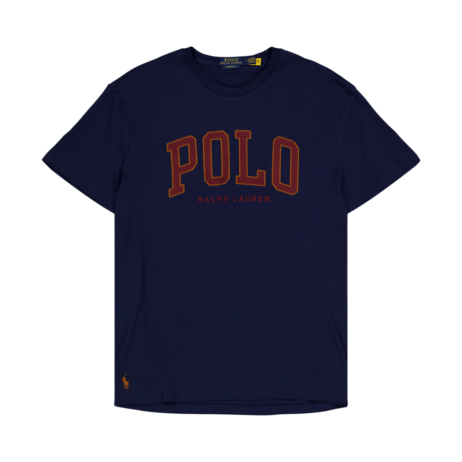 Classic Fit Logo Jersey T-Shirt Cruise Navy