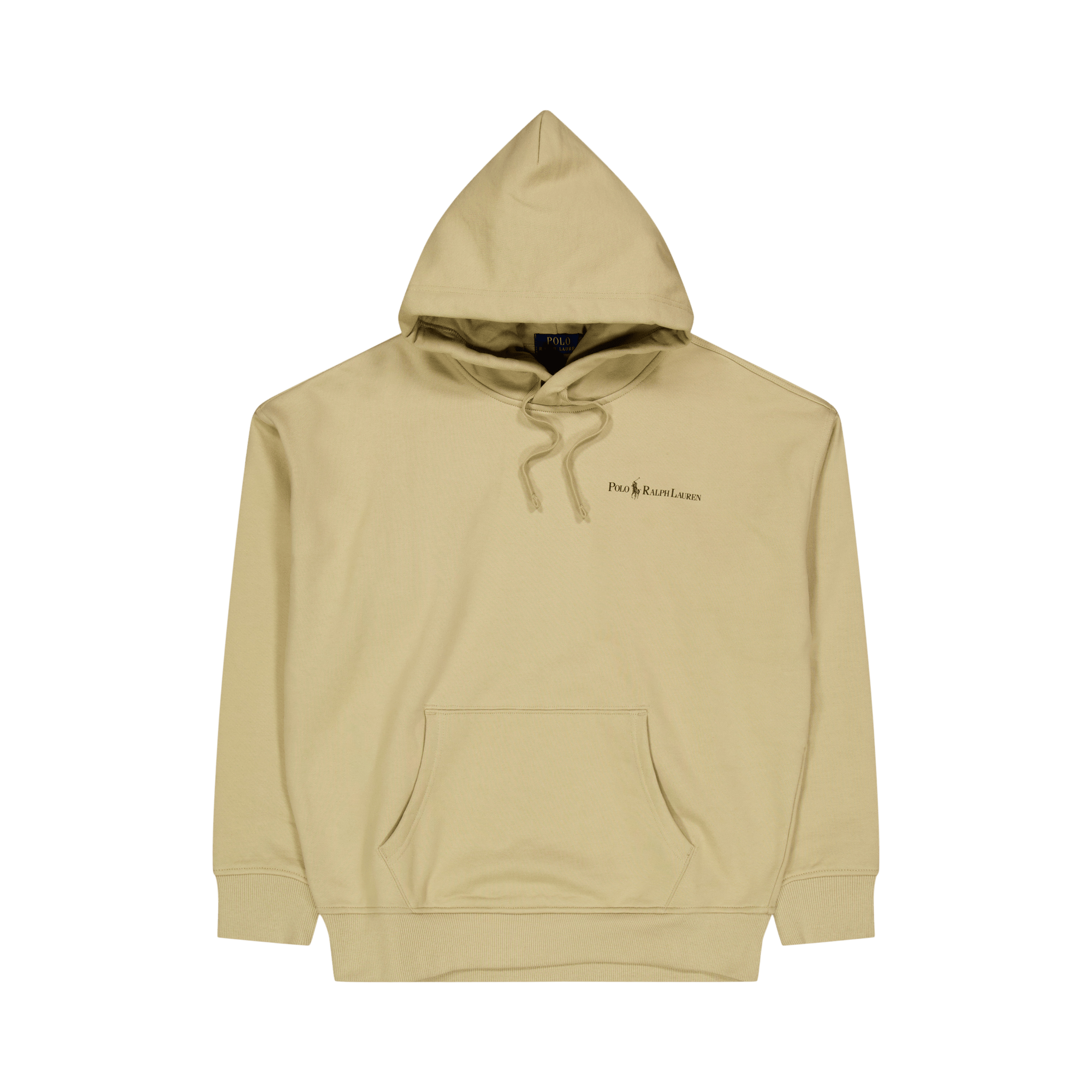 Relaxed Fit Logo Fleece Hoodie Classic Khaki