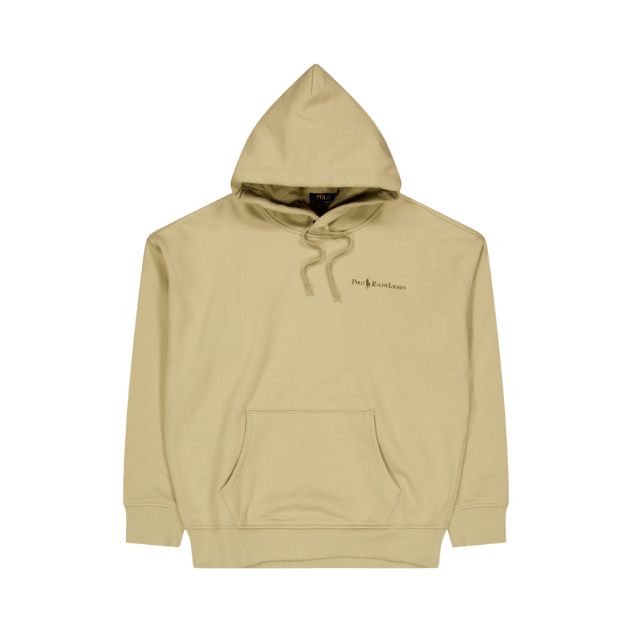 Relaxed Fit Logo Fleece Hoodie Classic Khaki