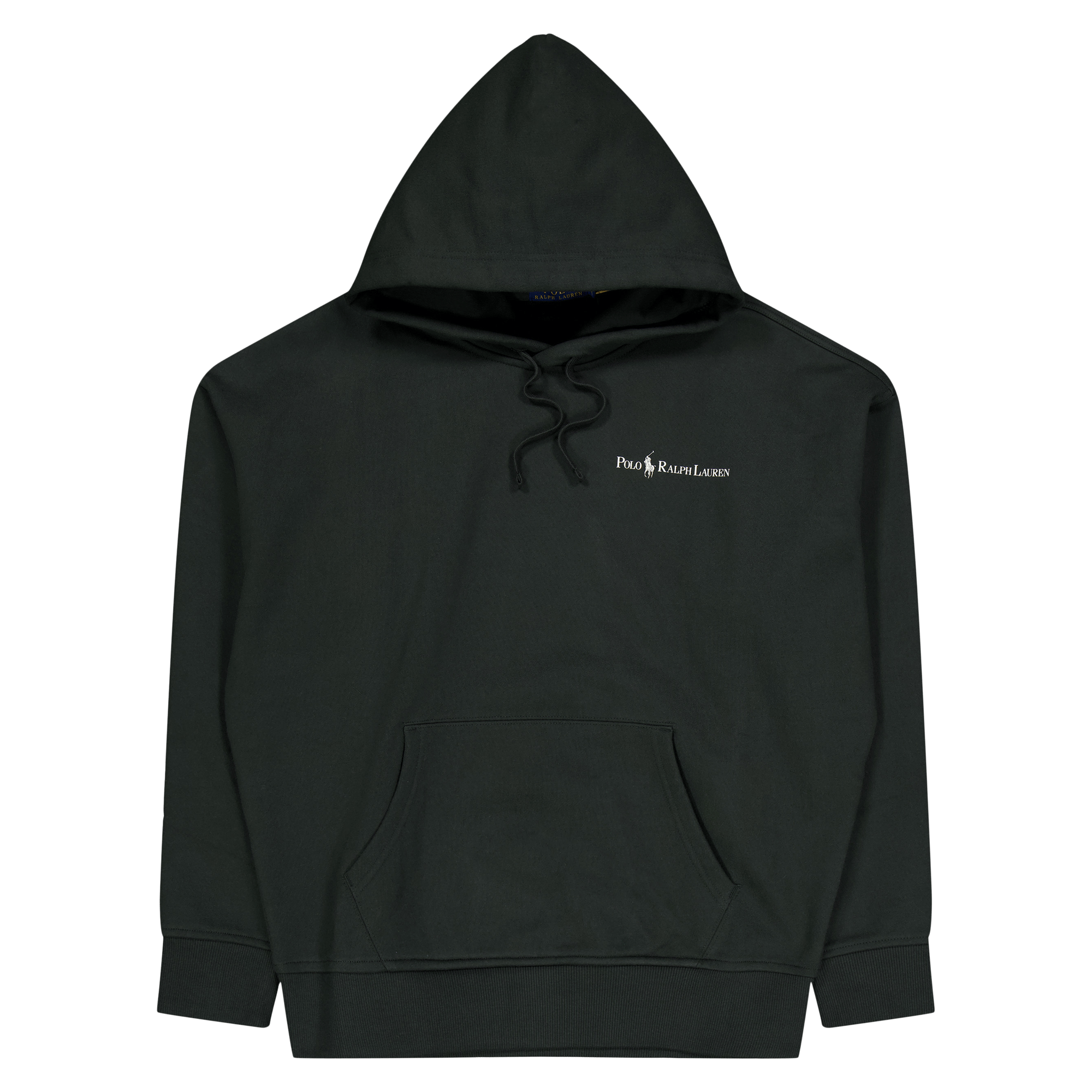 Relaxed Fit Logo Fleece Hoodie Faded Black Canvas