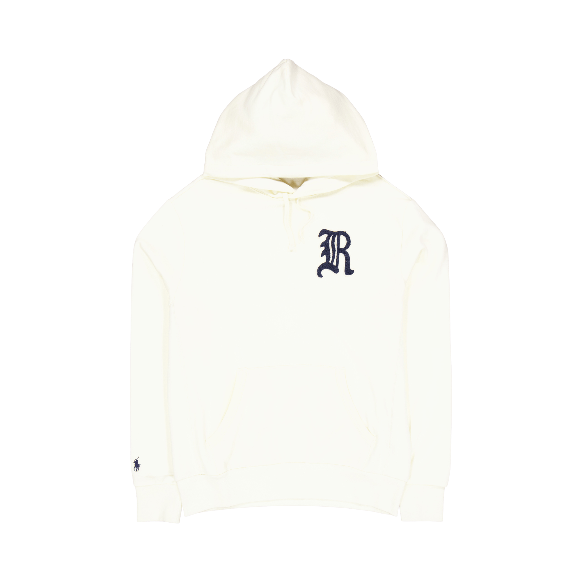Appliquéd Fleece Hoodie Clubhouse Cream