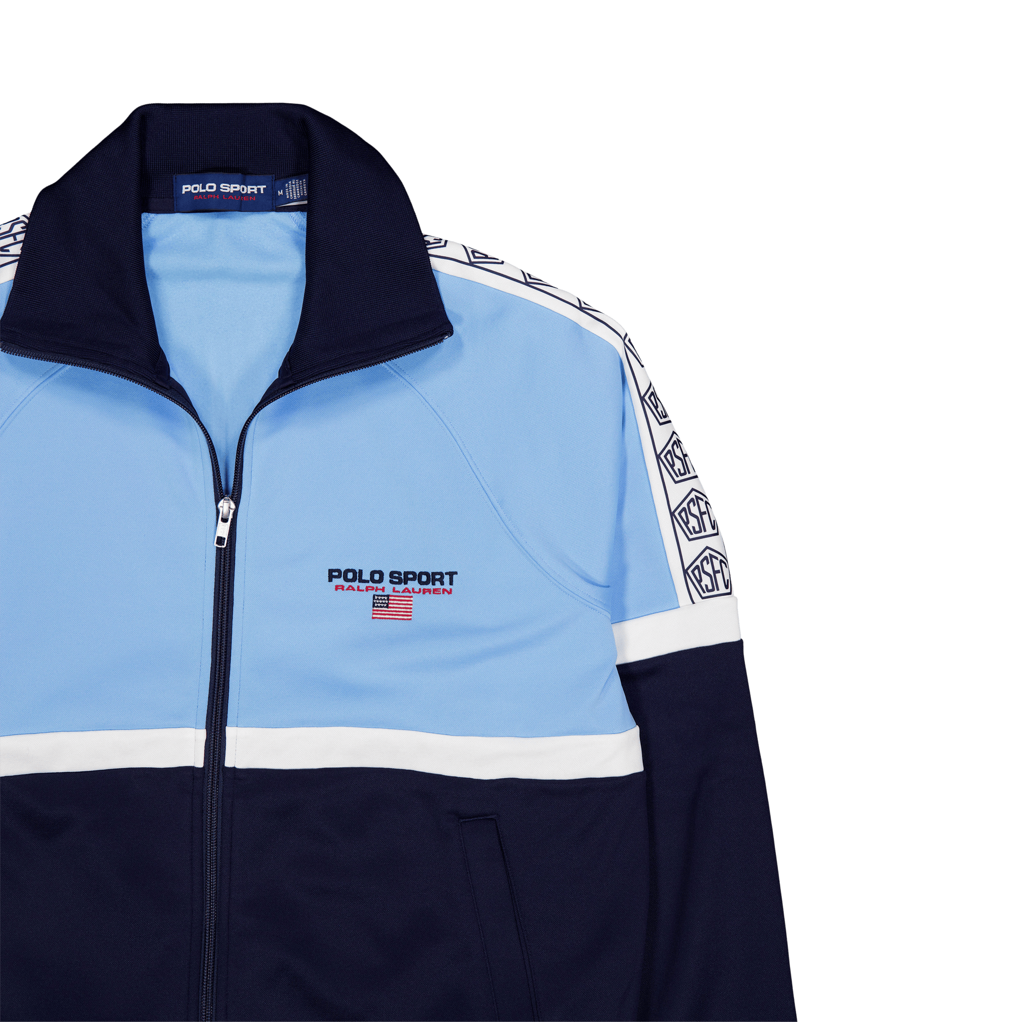 Polo Sport Fleece Track Jacket Cruise Navy Multi - Bild 3