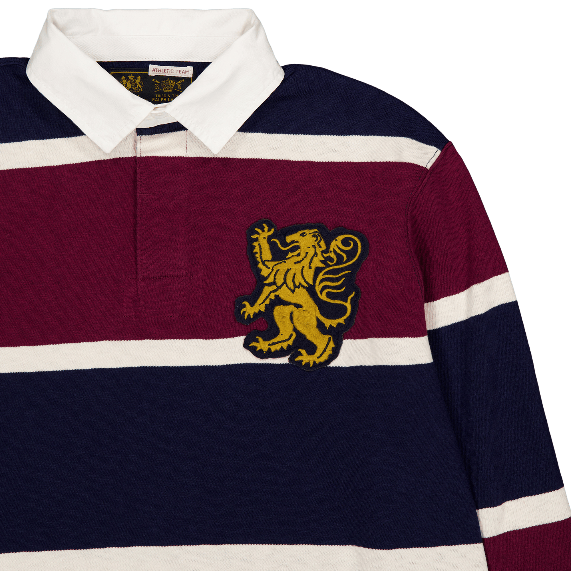 Classic Fit Striped Jersey Rugby Shirt Classic Wine Multi - Bild 3