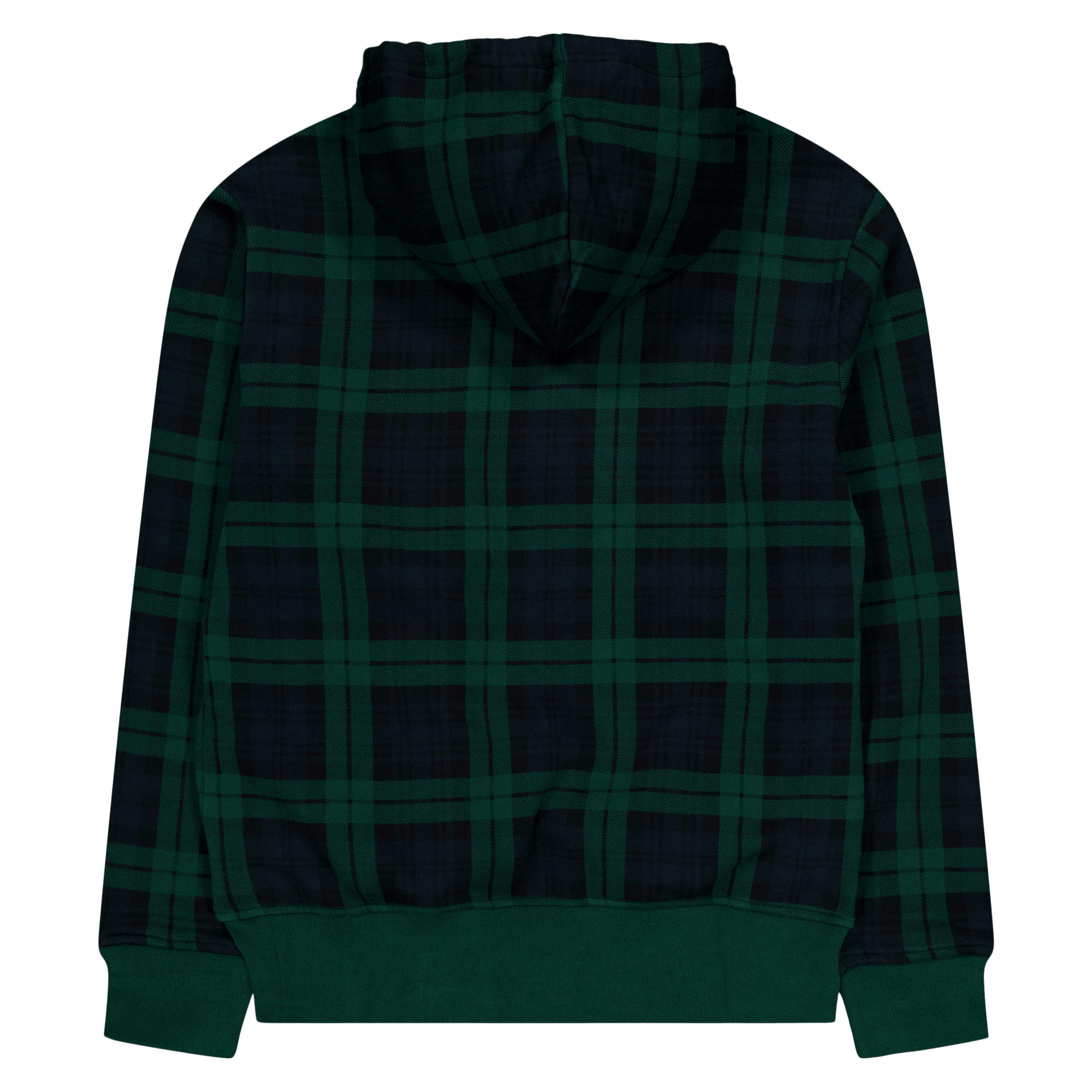 Leather Big Pony Plaid Fleece Hoodie Tartan - Bild 2