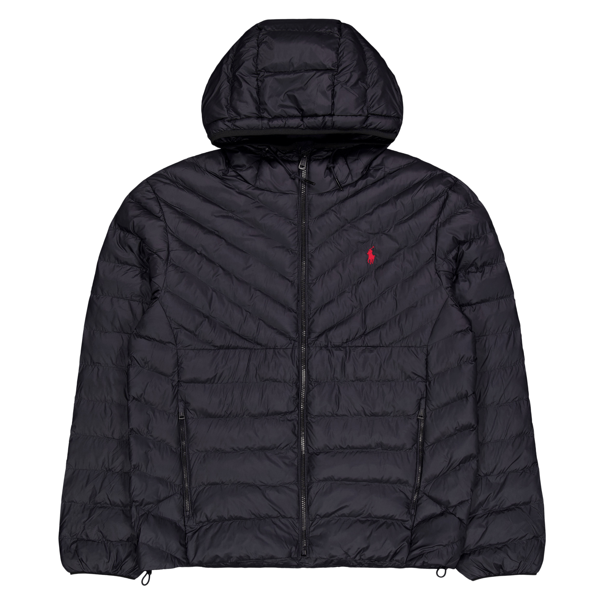 Polo Ralph Lauren 20d Nylon/poly Polo, Male, Abbigliamento, felpe con cappuccio e felpe, Nero, S