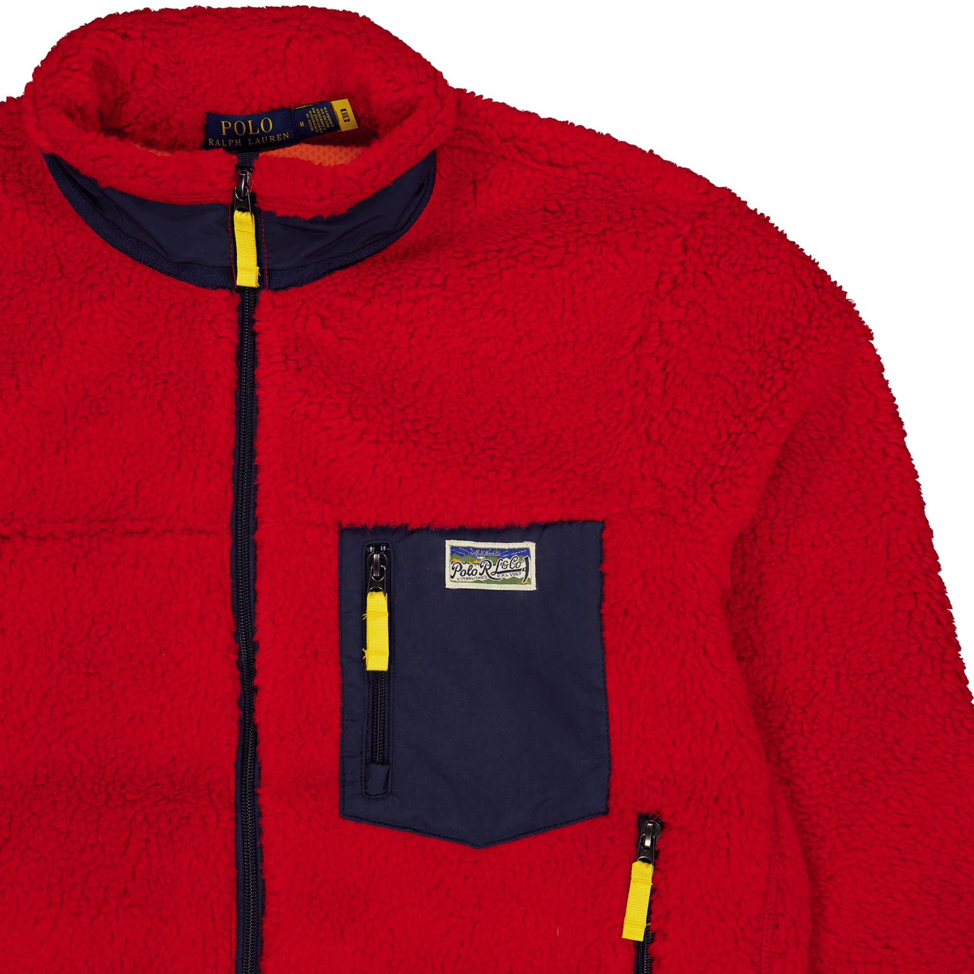 Pile Fleece Jacket Rl 2000 Red - Bild 3