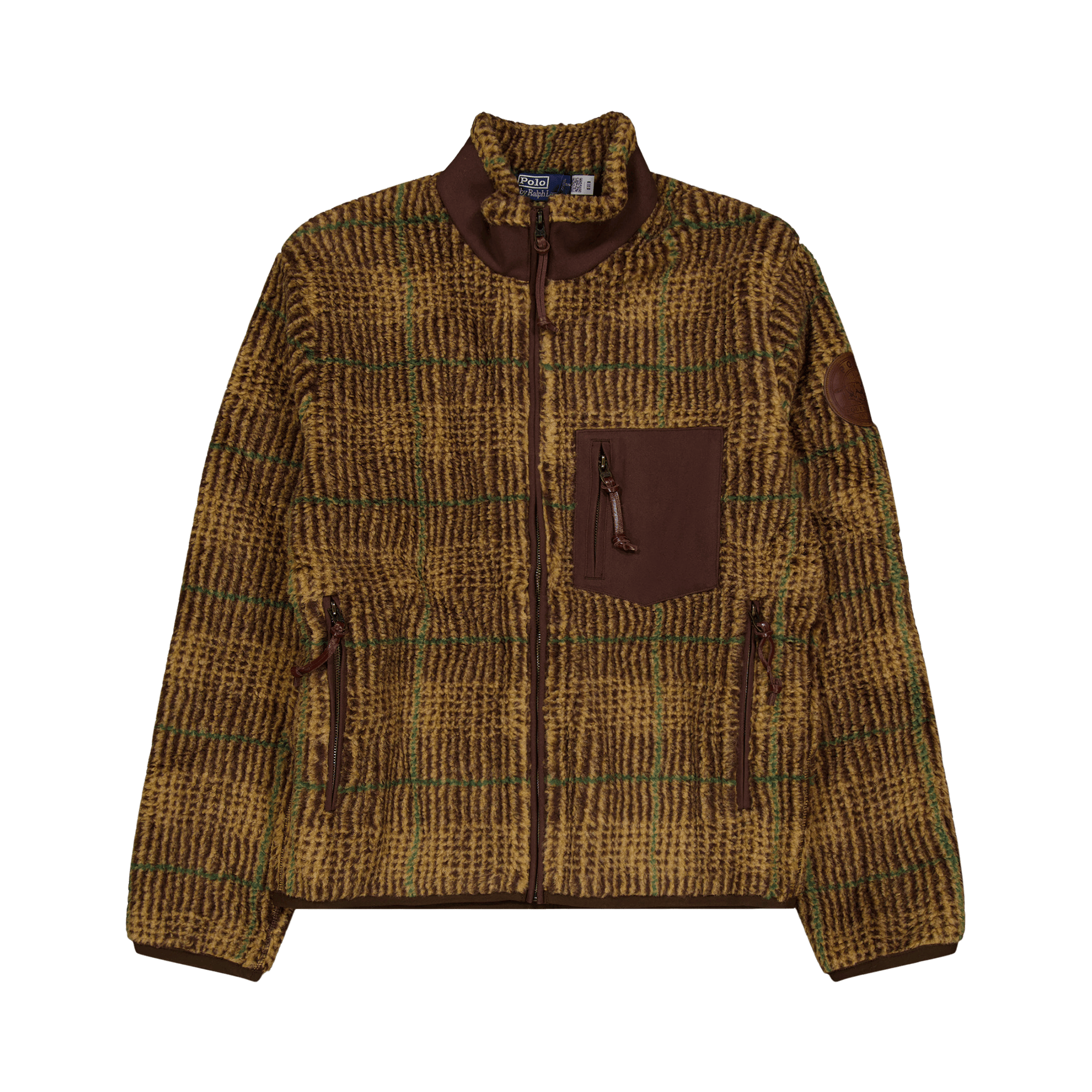 Glen Plaid Pile Fleece Jacquard Jacket Glen Plaid Multi