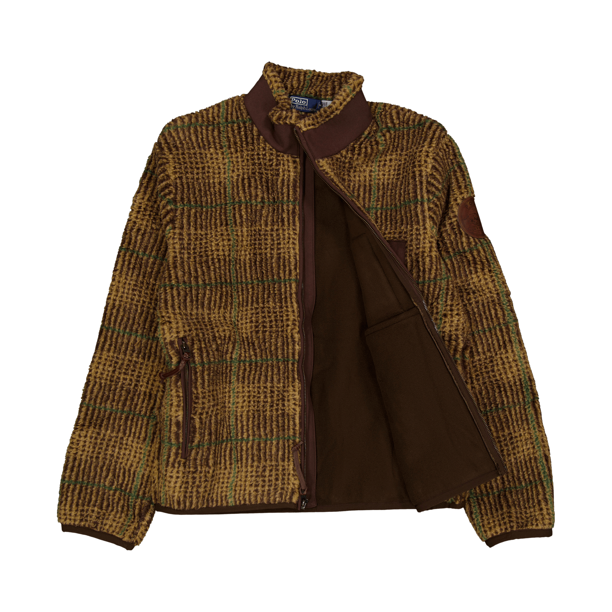 Glen Plaid Pile Fleece Jacquard Jacket Glen Plaid Multi - Bild 4