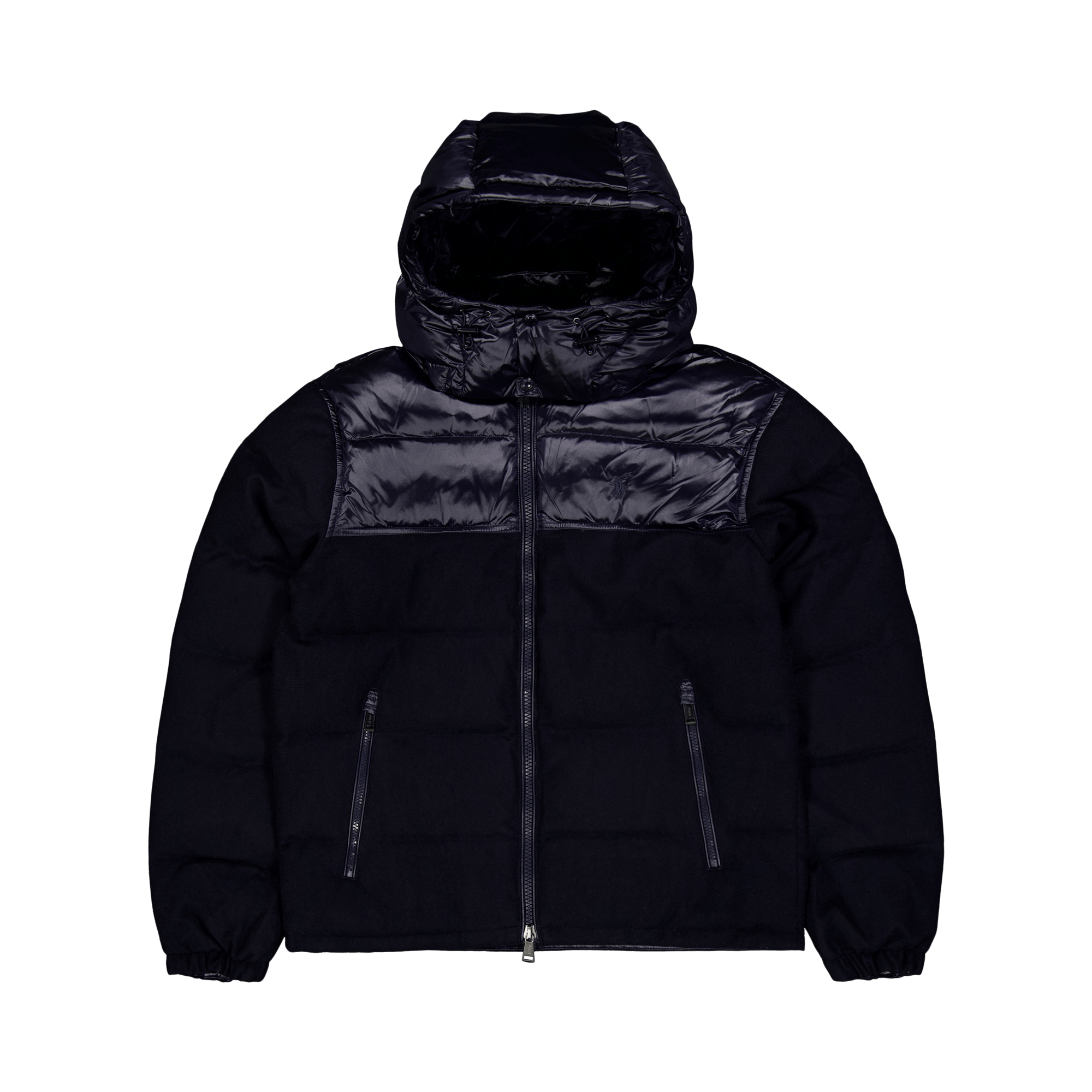 Water-Resistant Hybrid Down Jacket Collection Nvy Glsy/Navy Wl